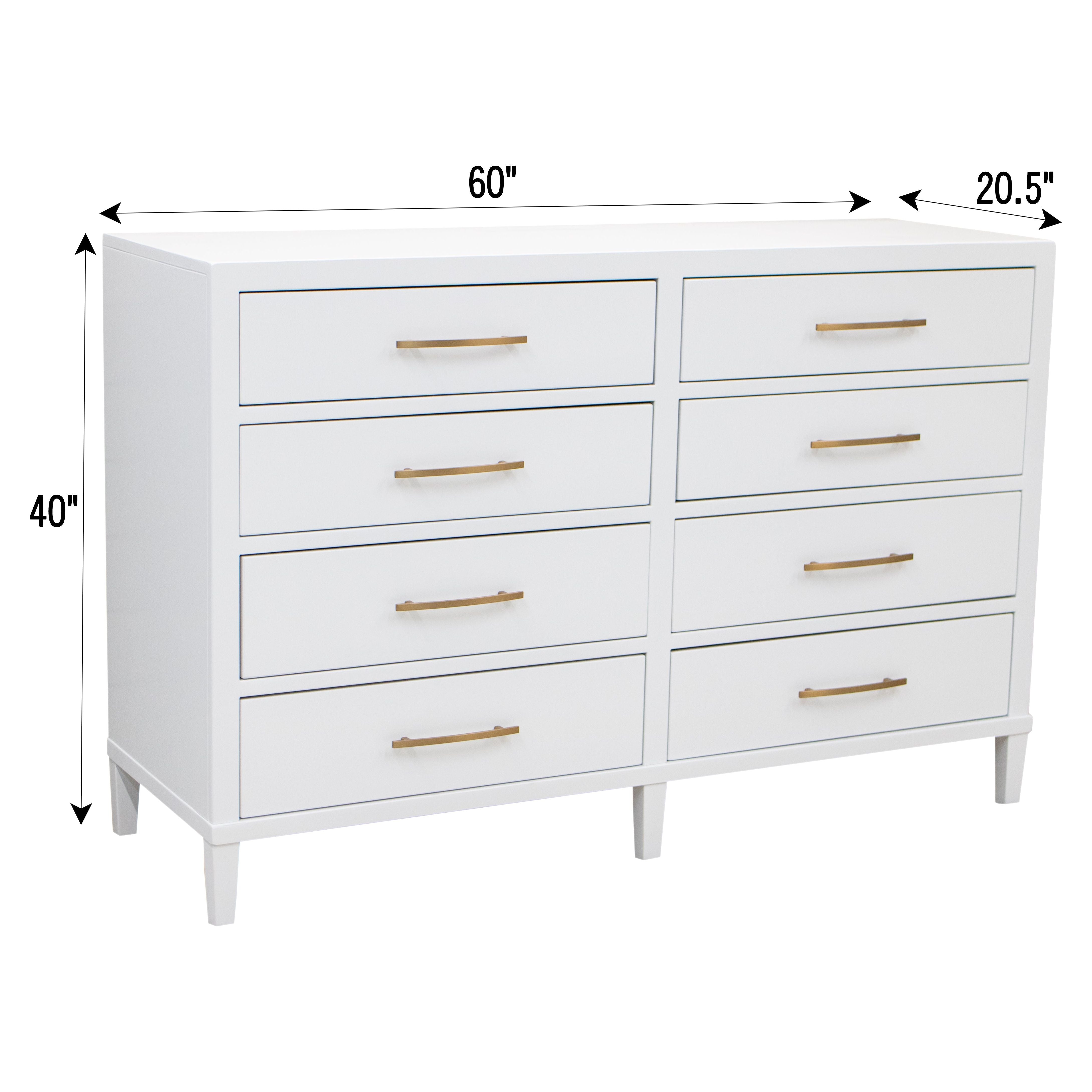 Haven White Nursery Dresser | M-DW