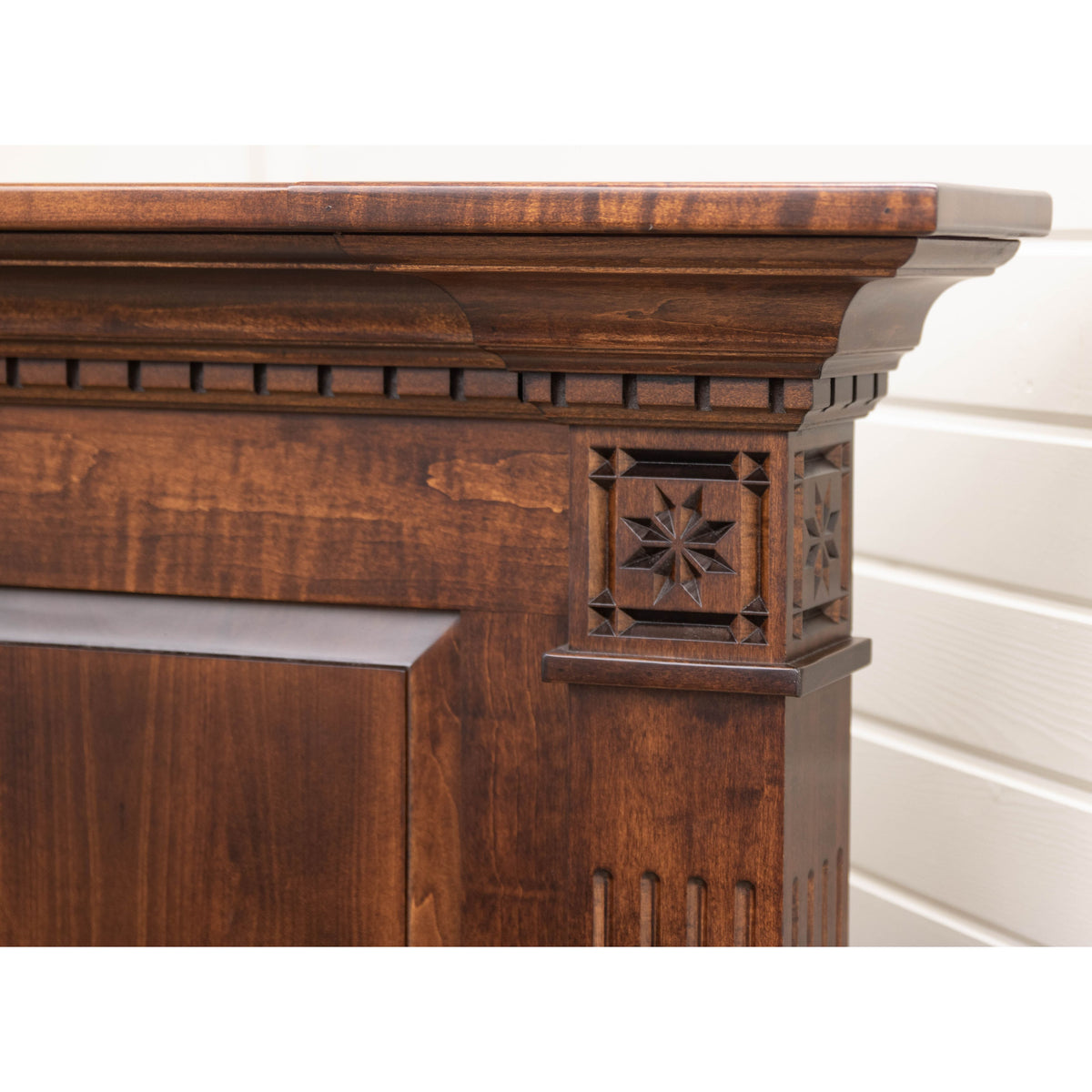 Heirloom California King Maple Wood Storage Platform Bed | ASB