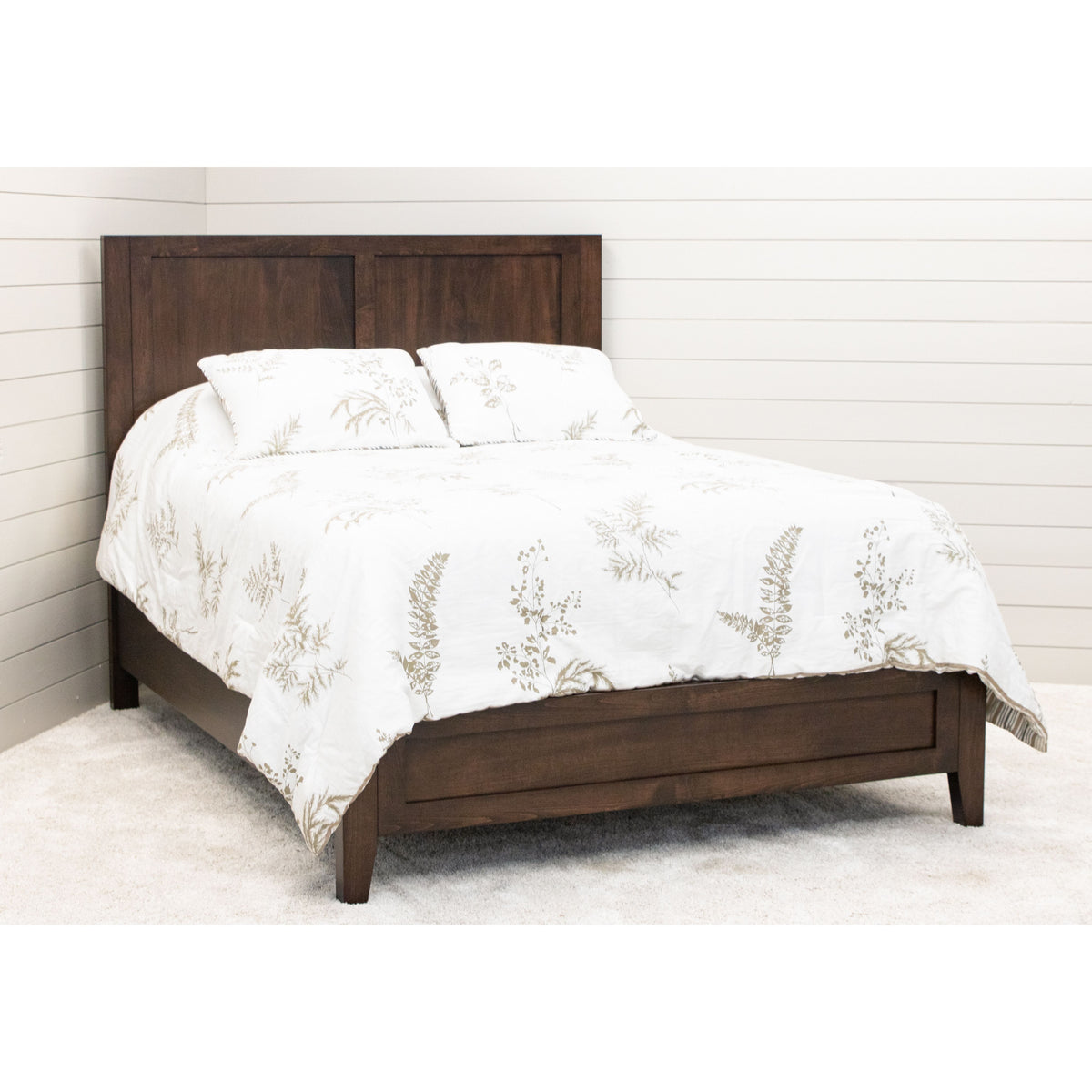 Hilton Full Maple Wood Storage Platform Bed | BV