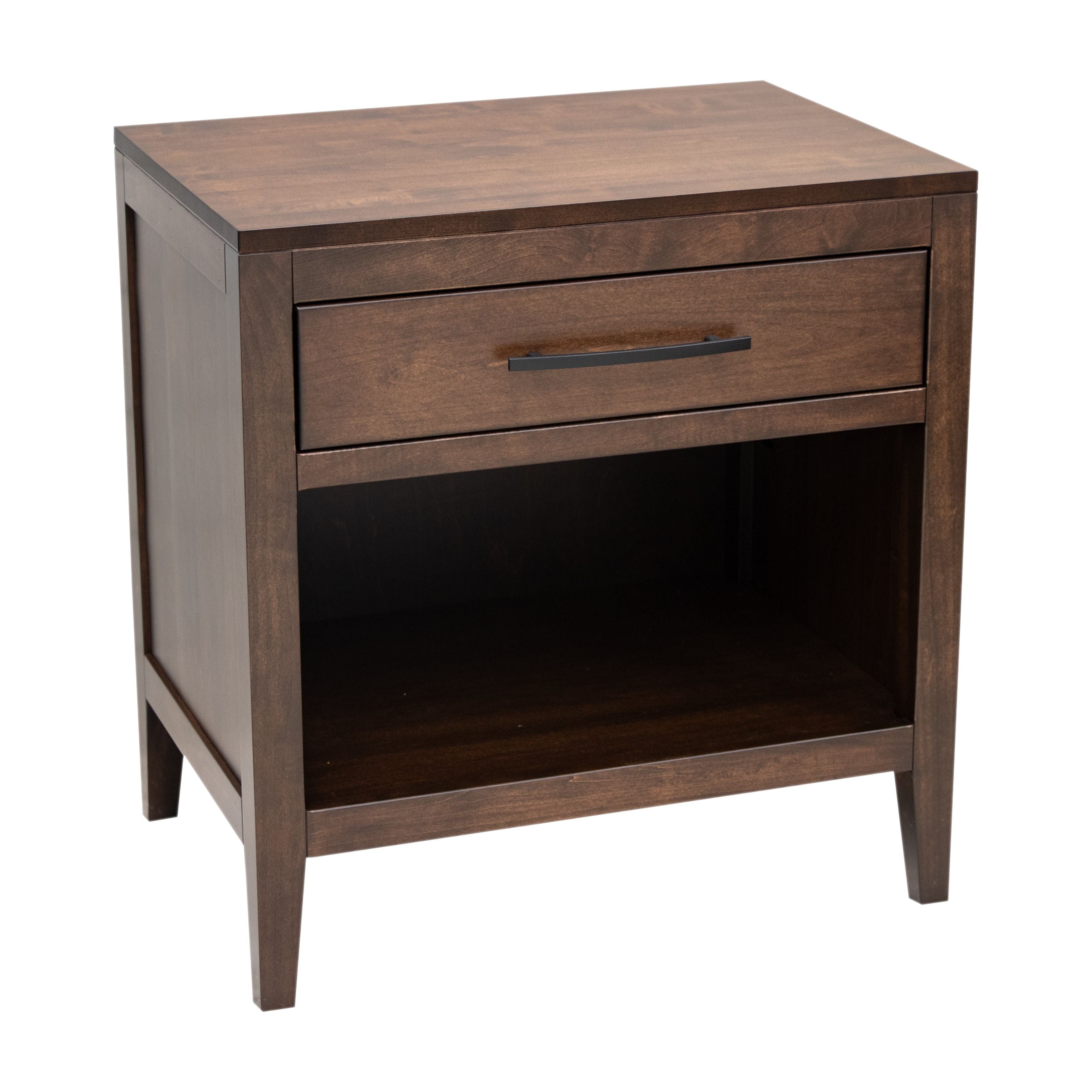 Hilton 1-Drawer, Open Nightstand