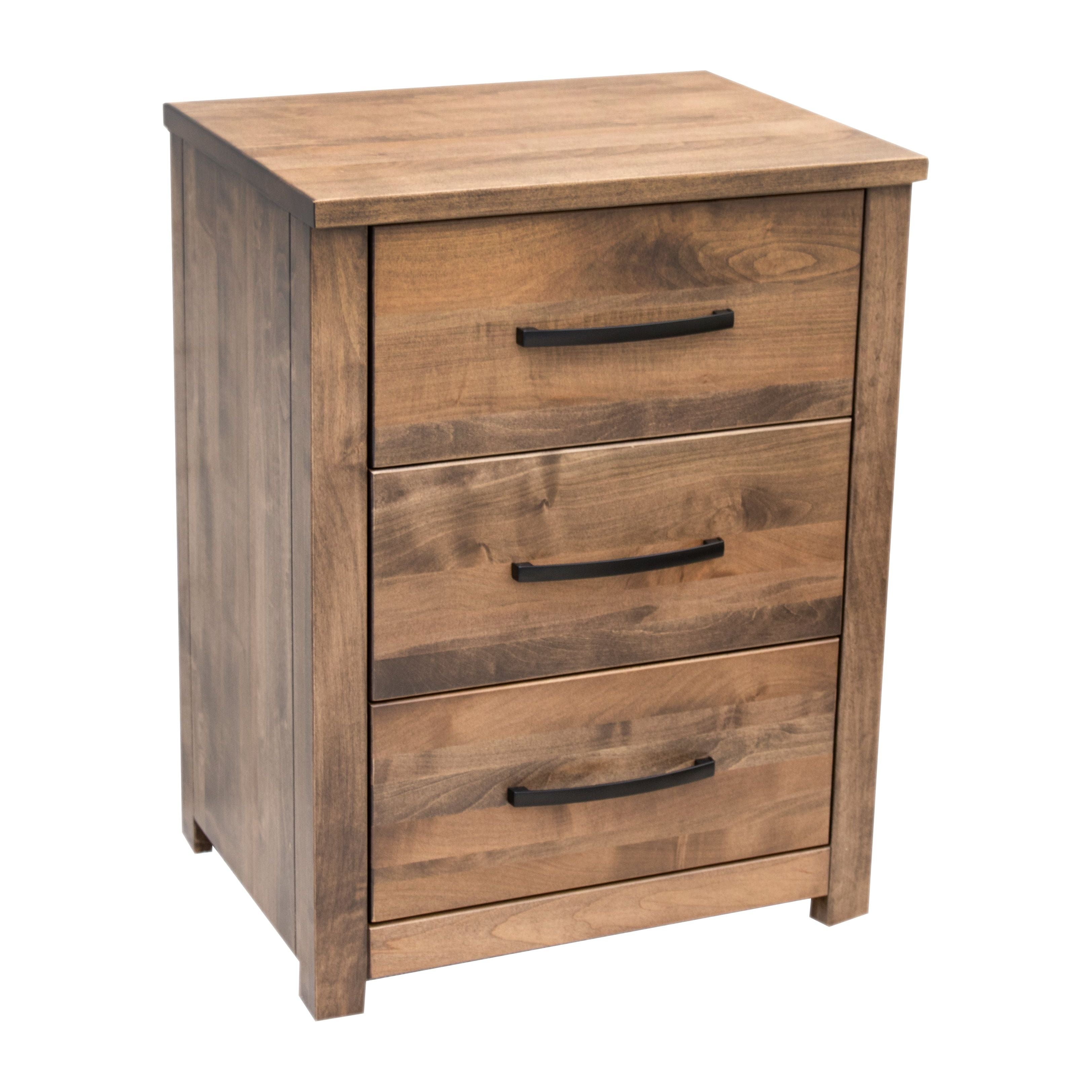 Hudson 3-Drawer Nightstand