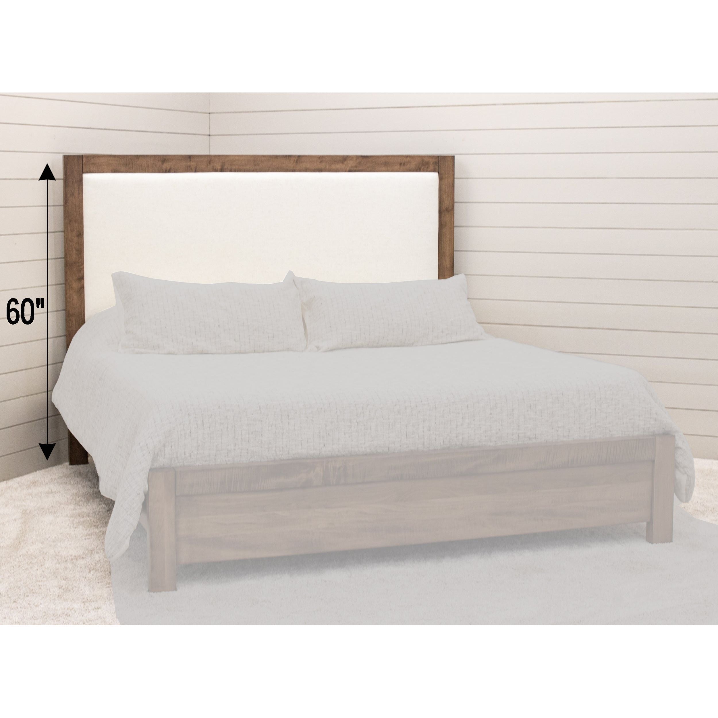 Hudson Solid Wood Upholstered Headboard Only