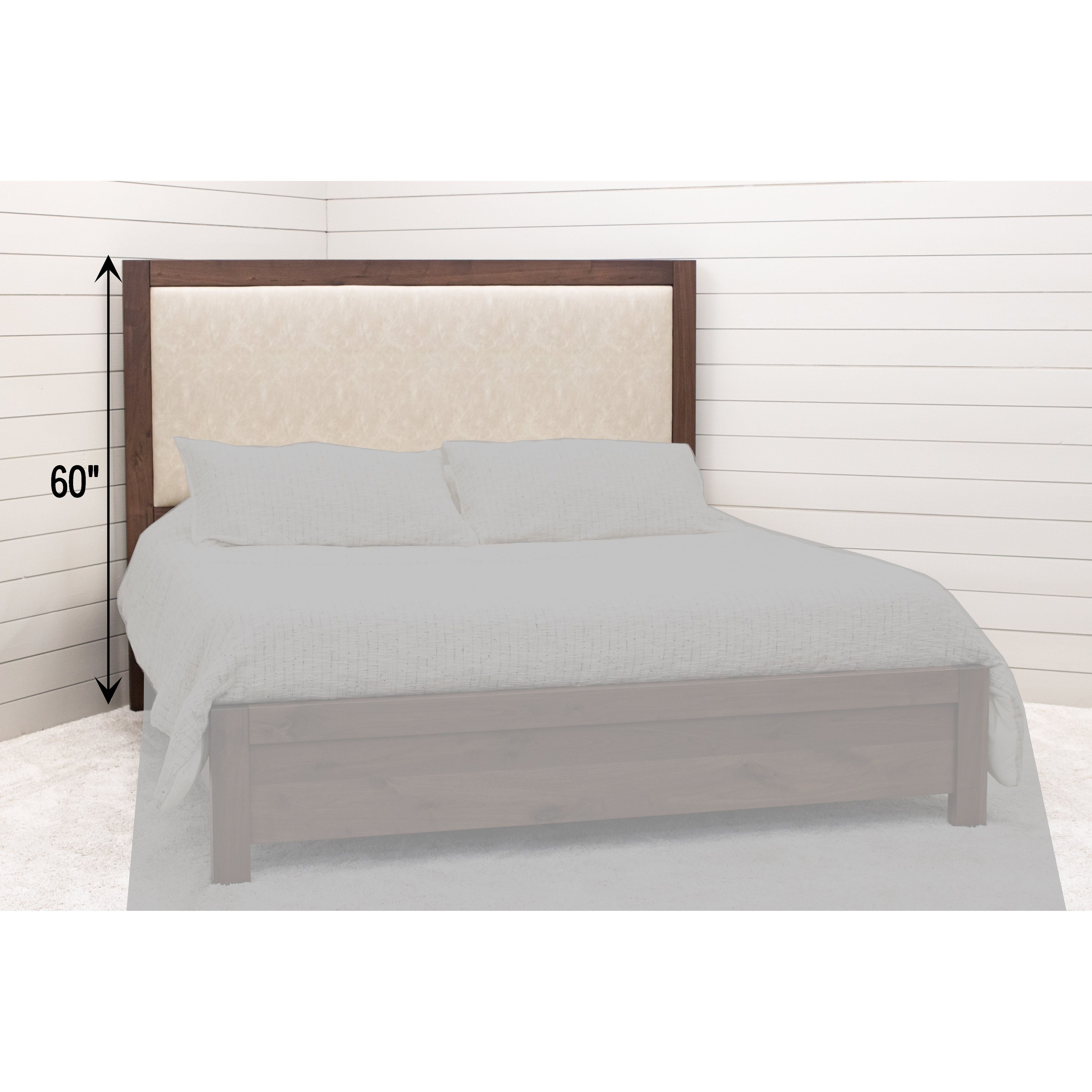 Hudson Solid Wood Upholstered Headboard Only