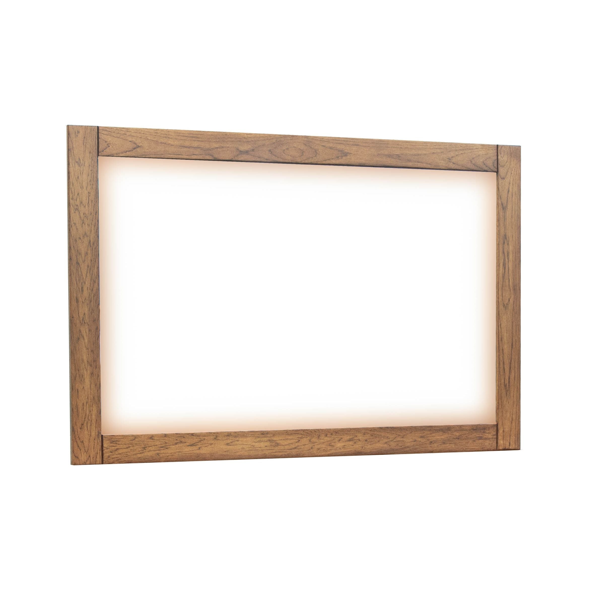 Hudson Hickory Wood Landscape Dresser Mirror | CO