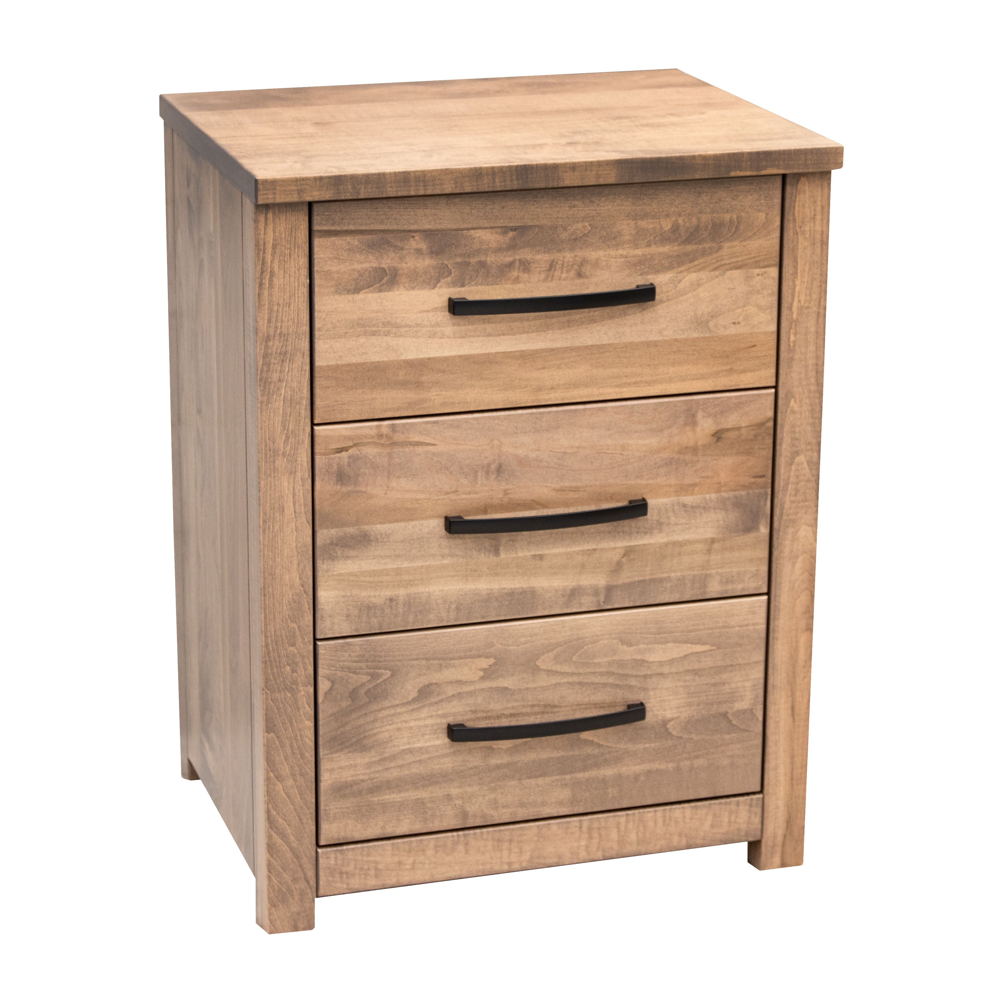Hudson 3-Drawer Nightstand