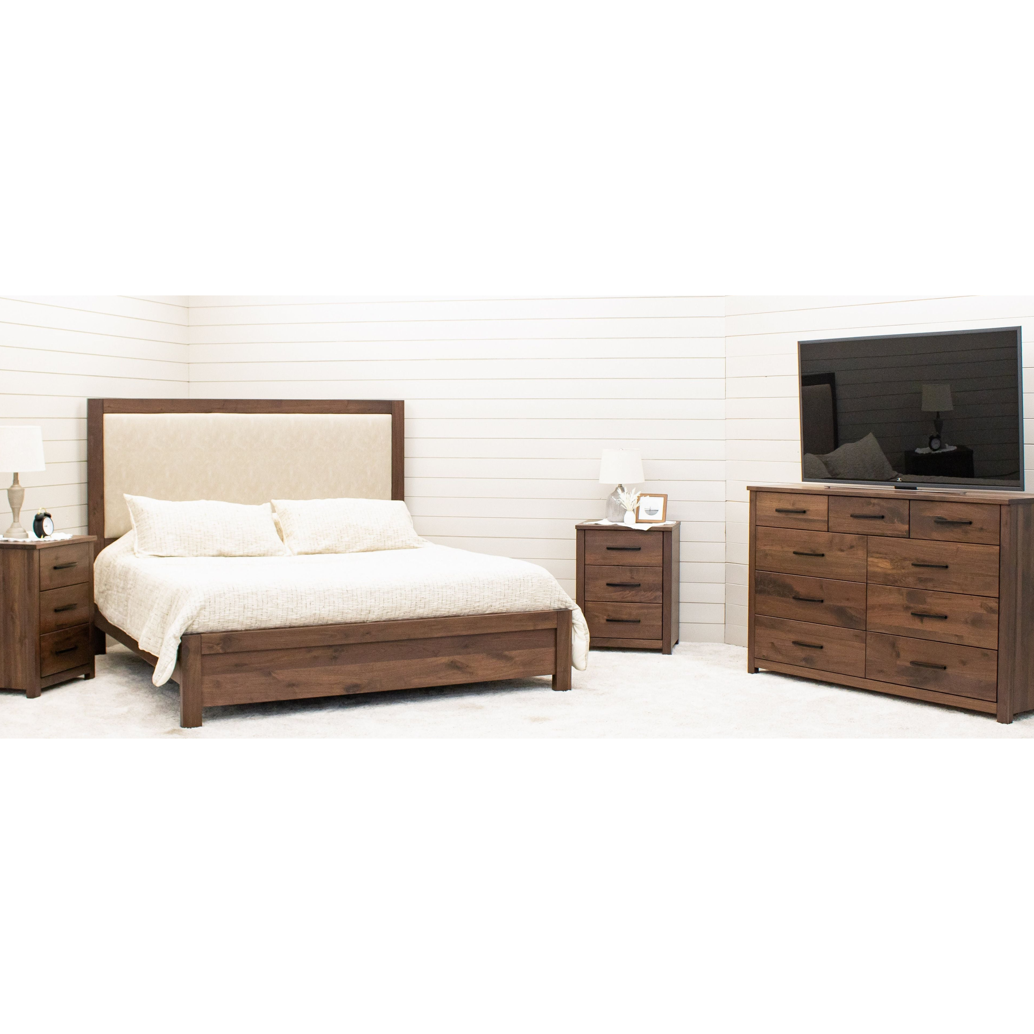 Hudson 1-Drawer, Open Nightstand