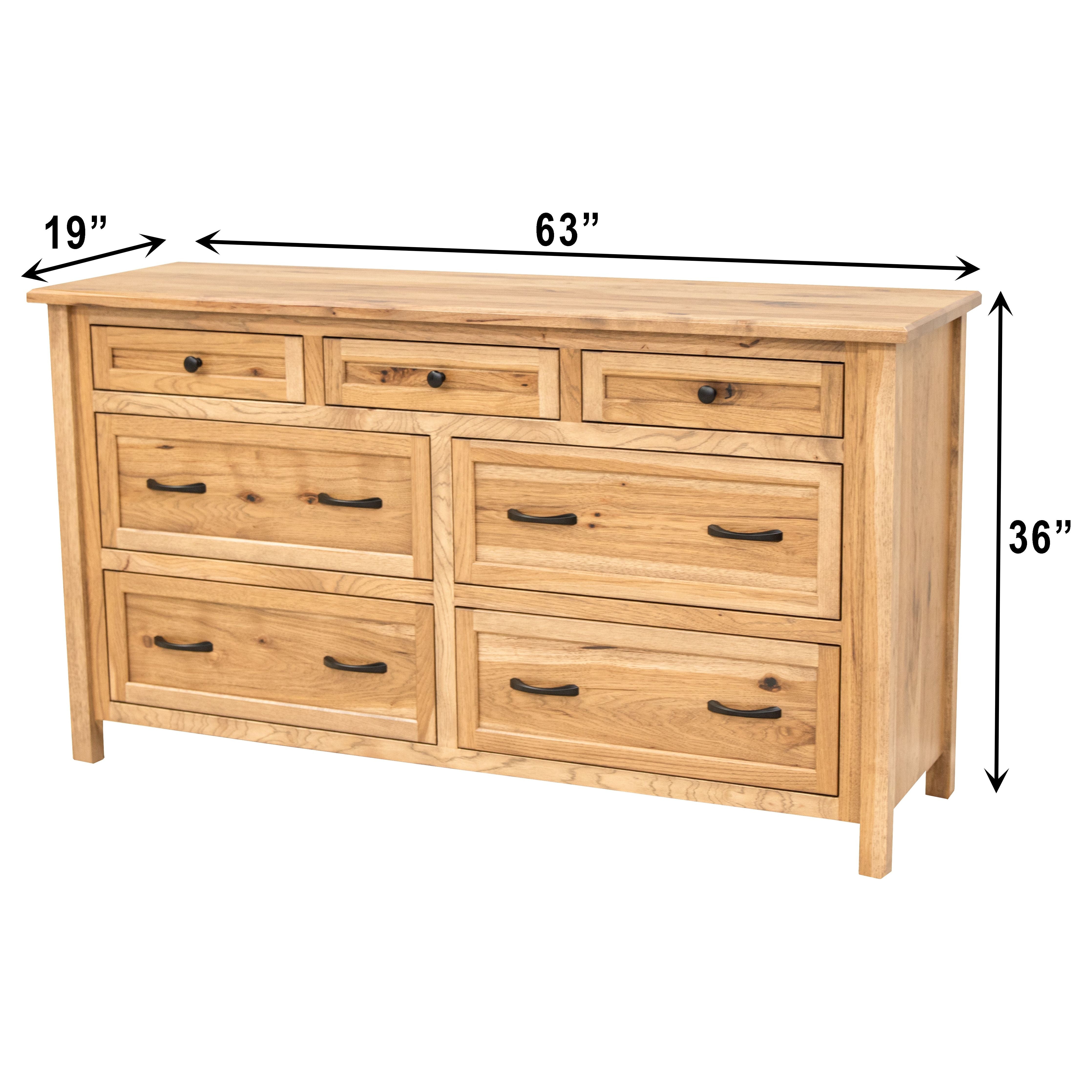 Jackson 7-Drawer Low Dresser