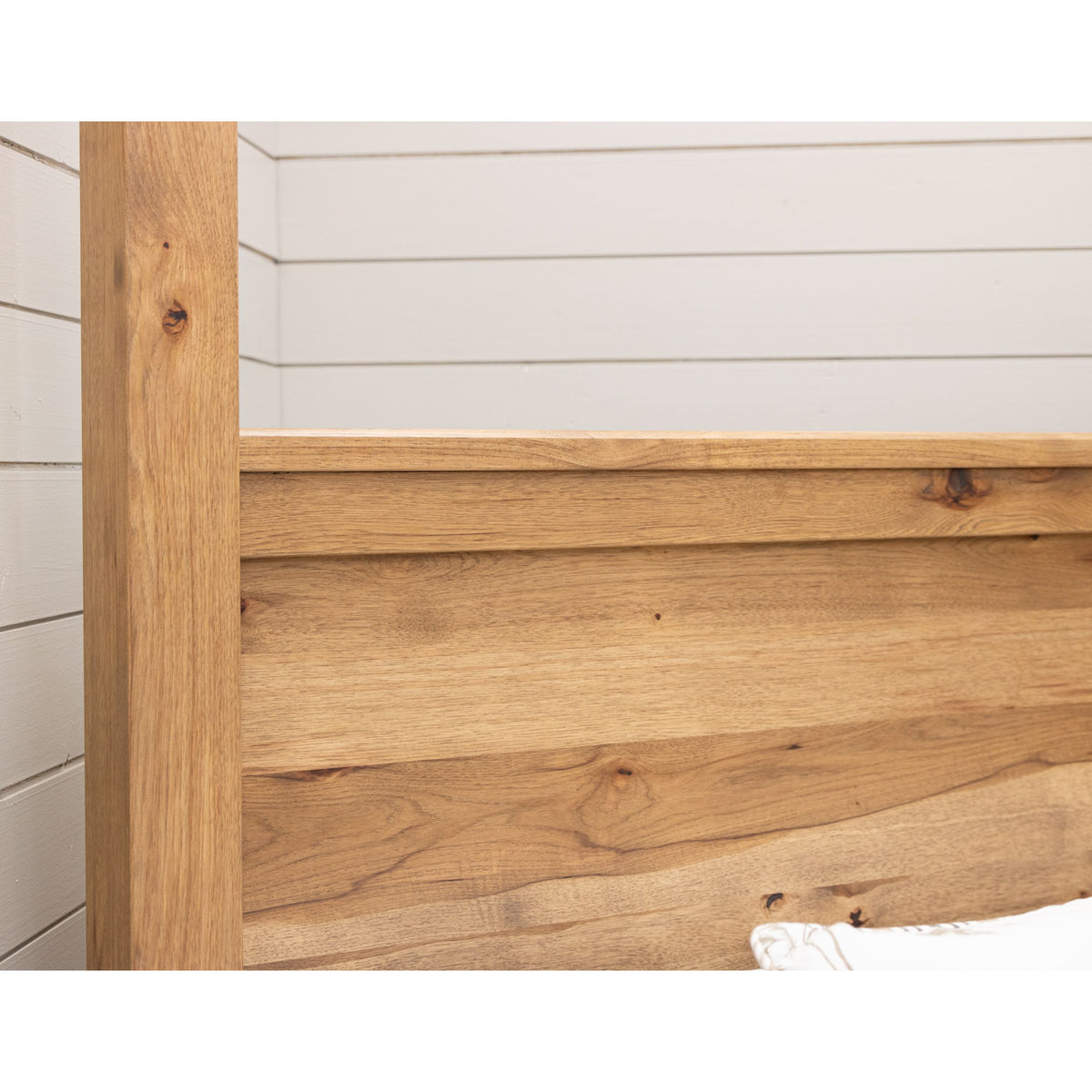 Jackson Full Hickory Wood Four Poster Canopy Bed | WB