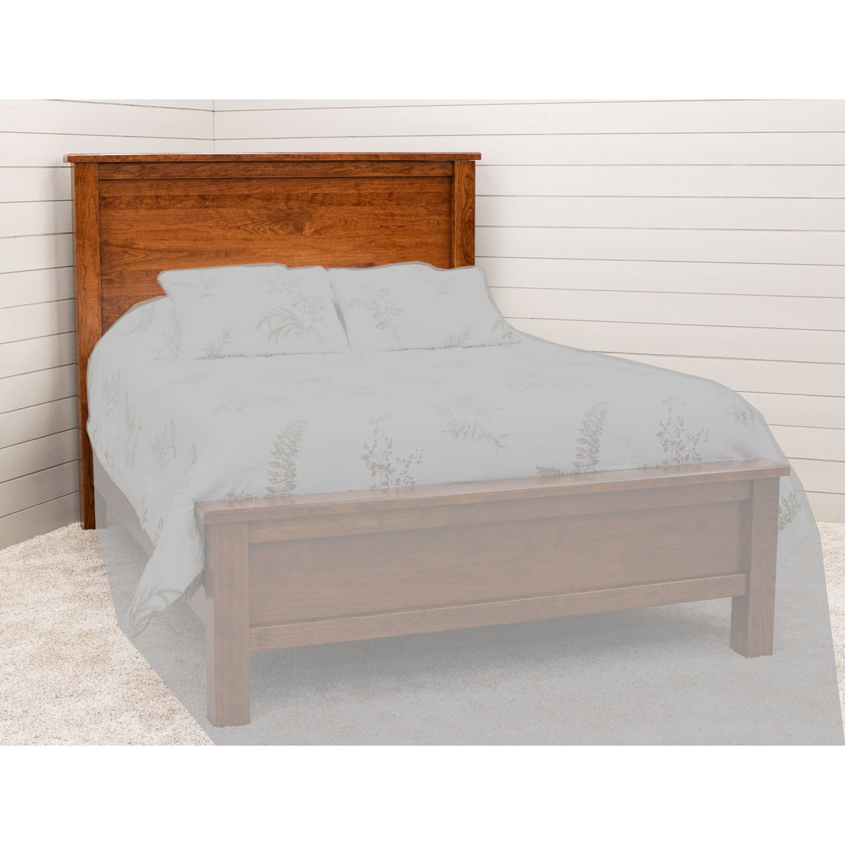 Jackson Queen Cherry Wood Storage Platform Bed | MC