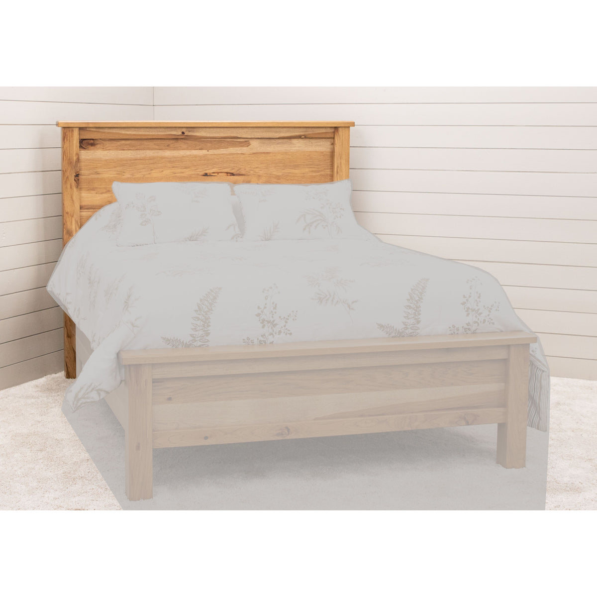 Jackson Queen Hickory Wood Storage Platform Bed | WB