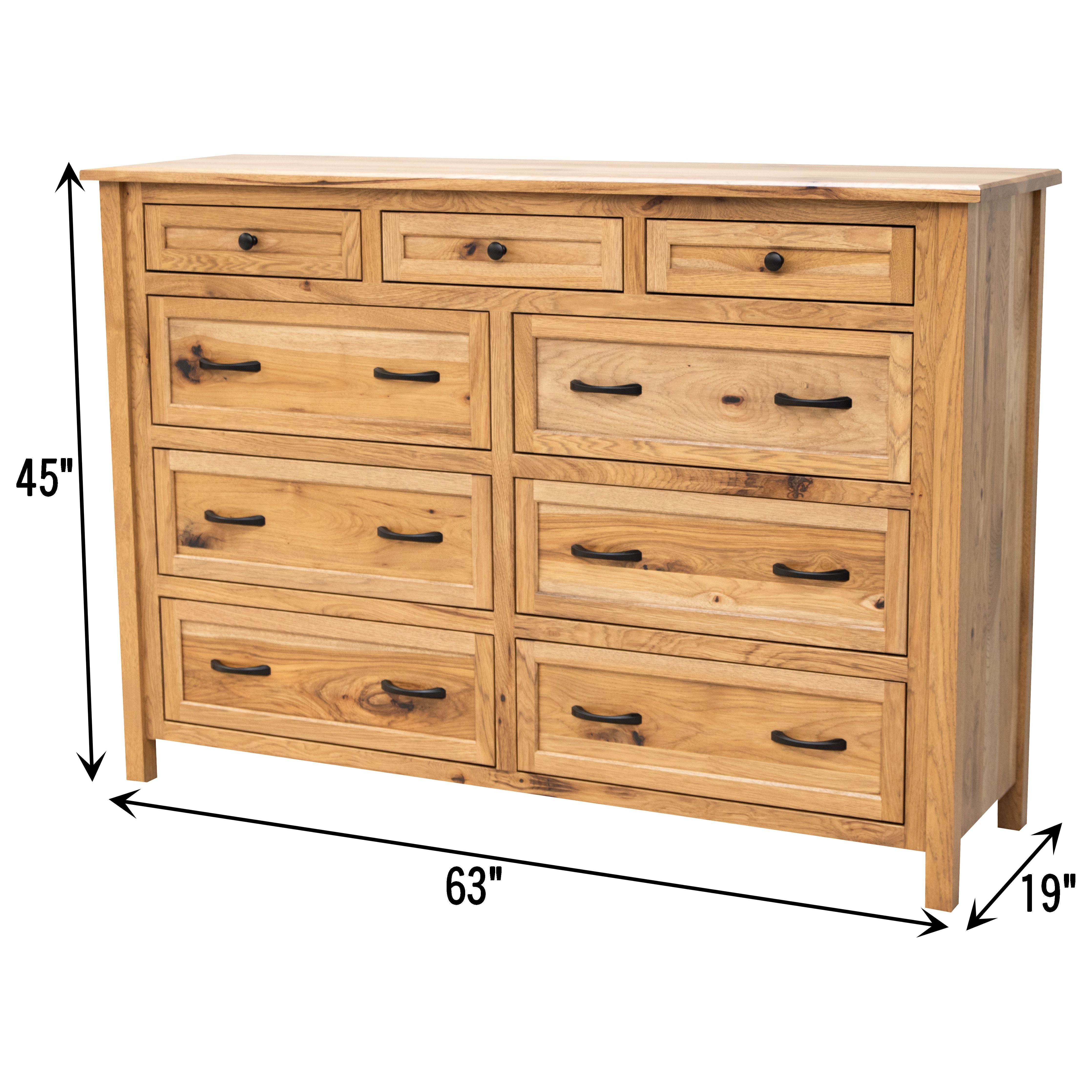 Jackson 9-Drawer Tall Dresser