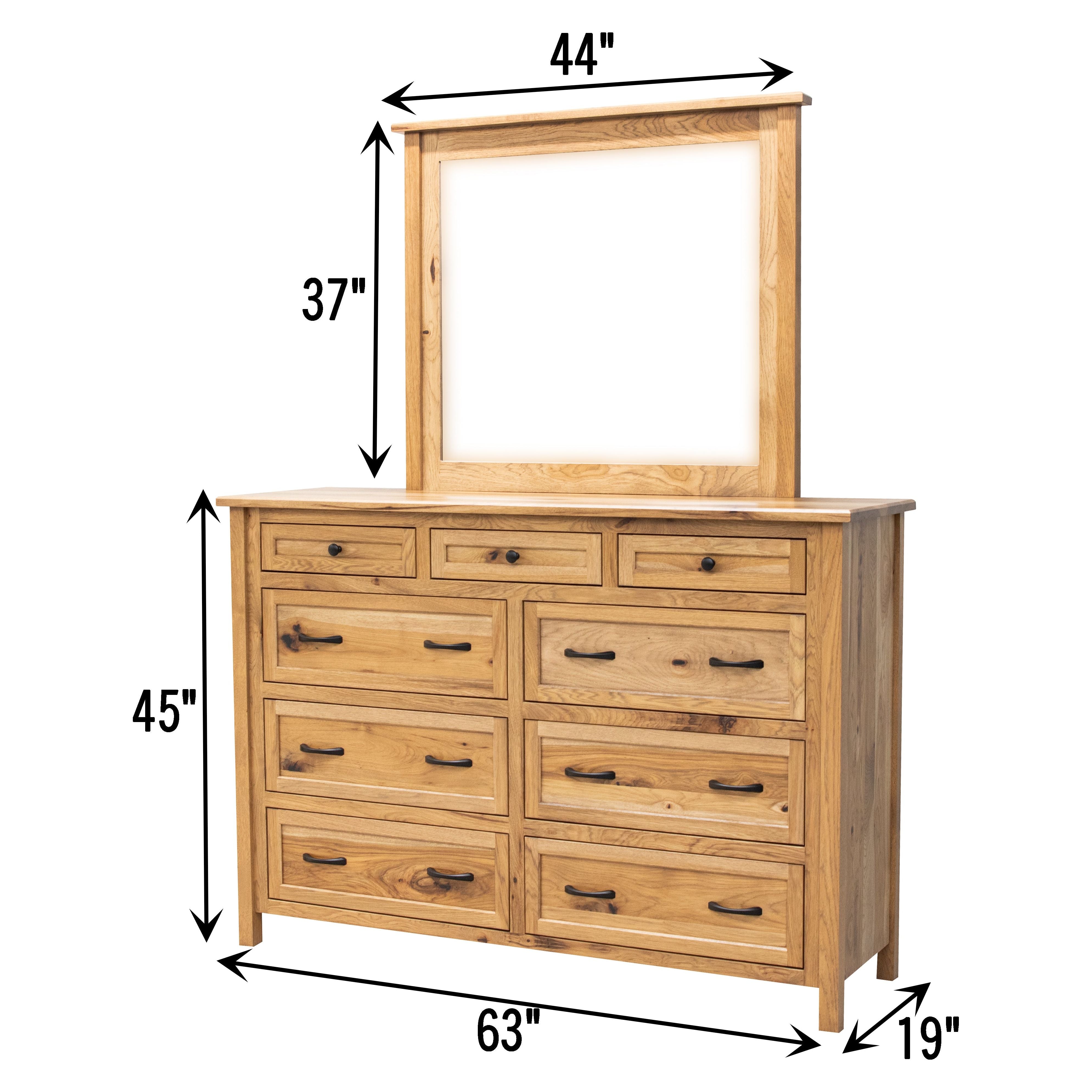 Jackson 9-Drawer Tall Dresser