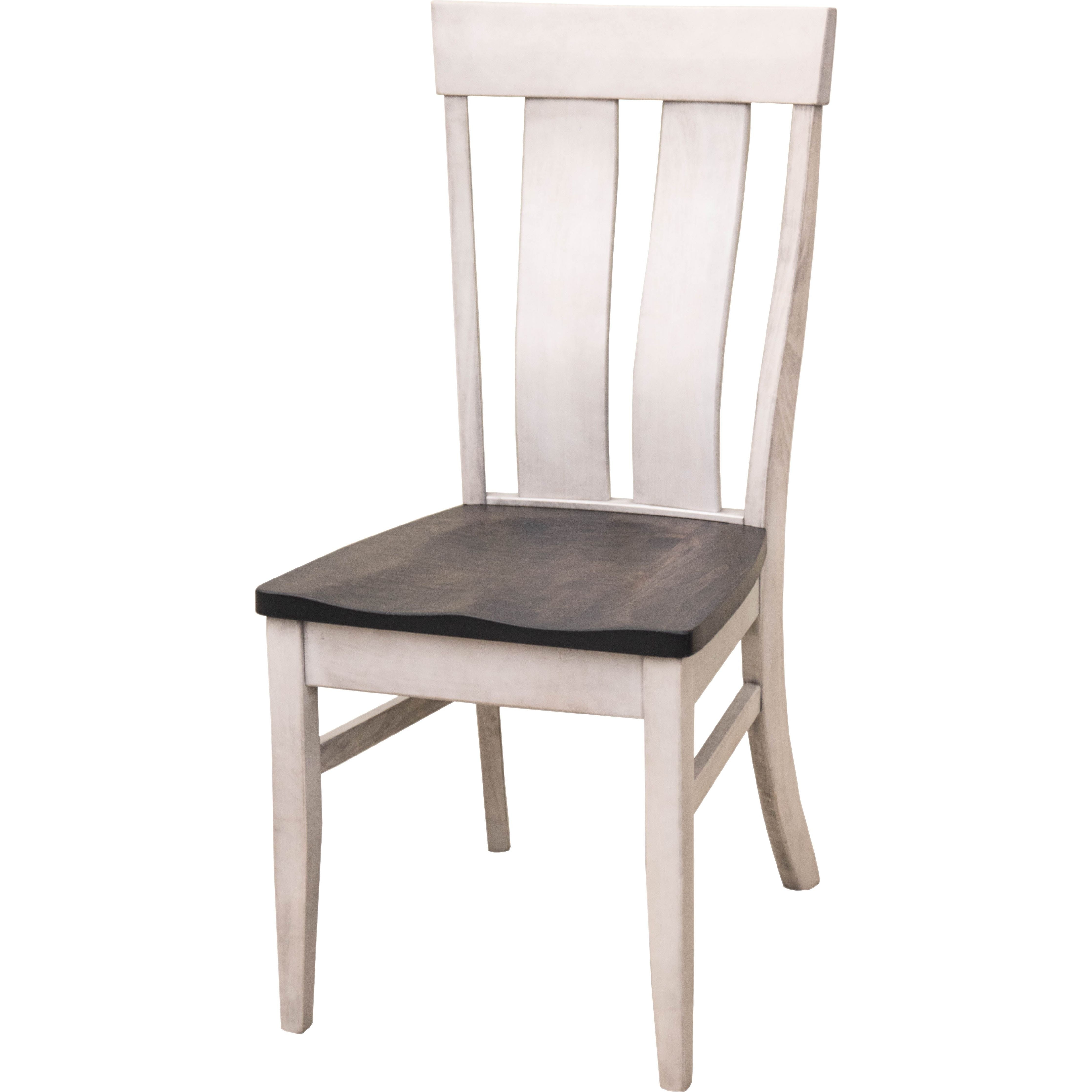 Kinglet White & Wood Side Dining Chair | M-AV&GS
