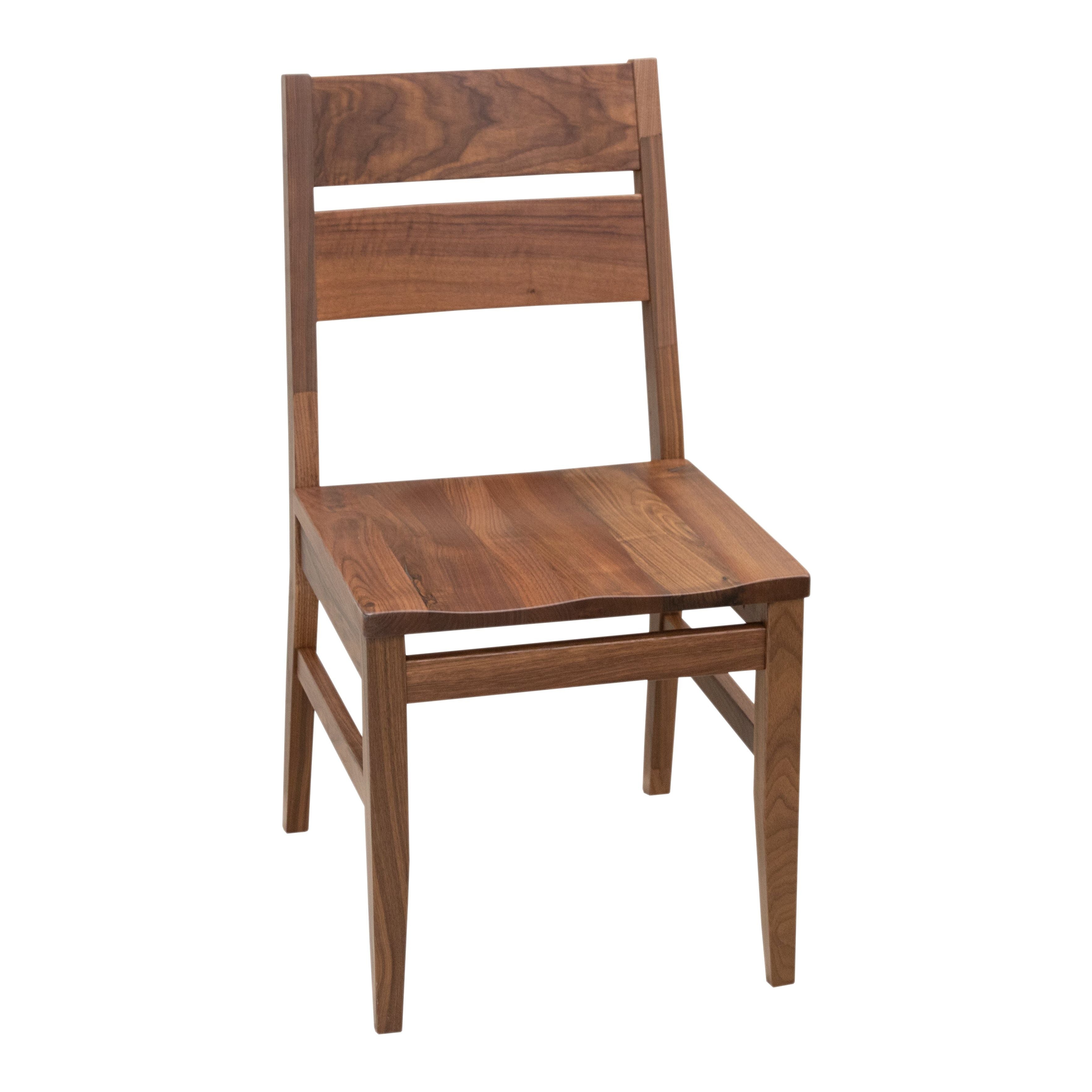 Laker Walnut Wood Side Dining Chair | NAT