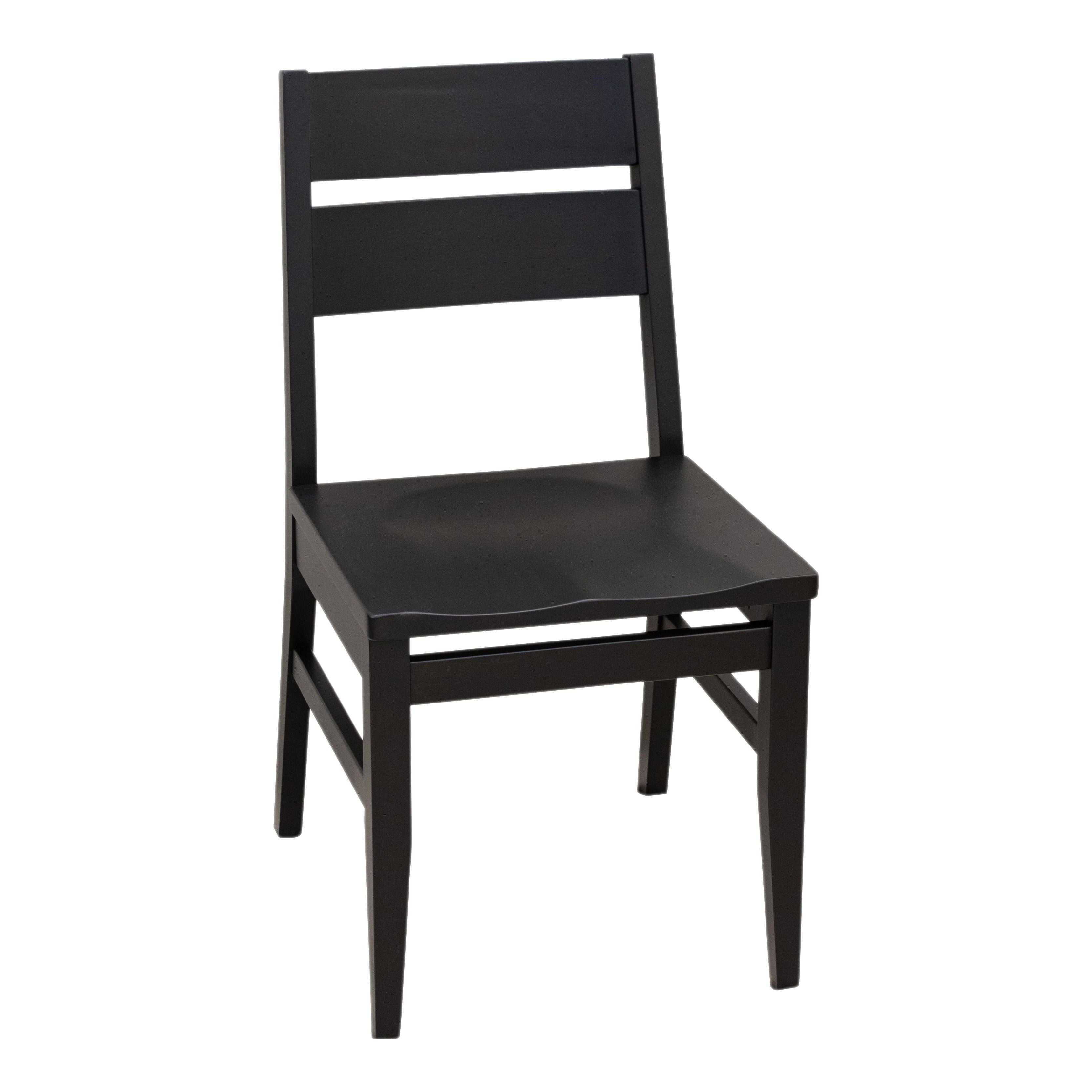 Laker Black Maple Wood Side Dining Chair | EB