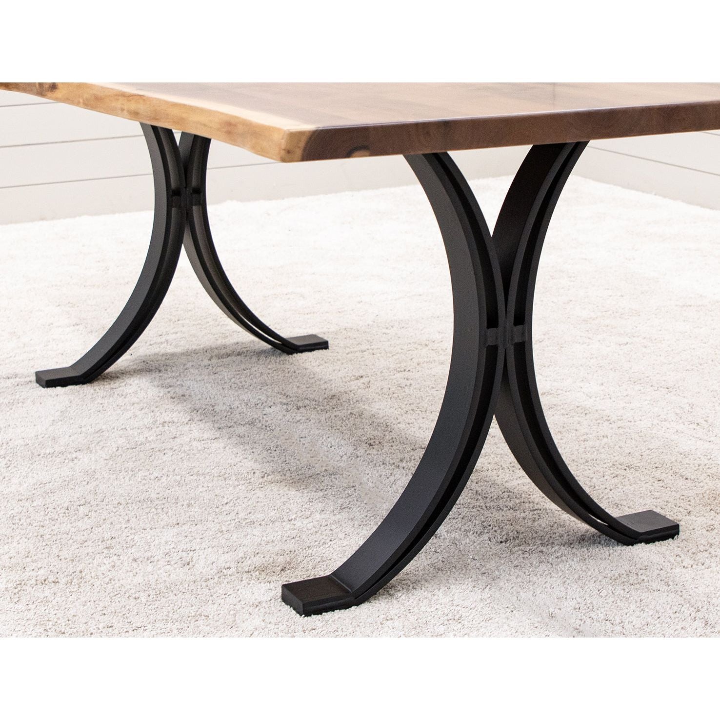 Live Edge Walnut Wood Conference Table