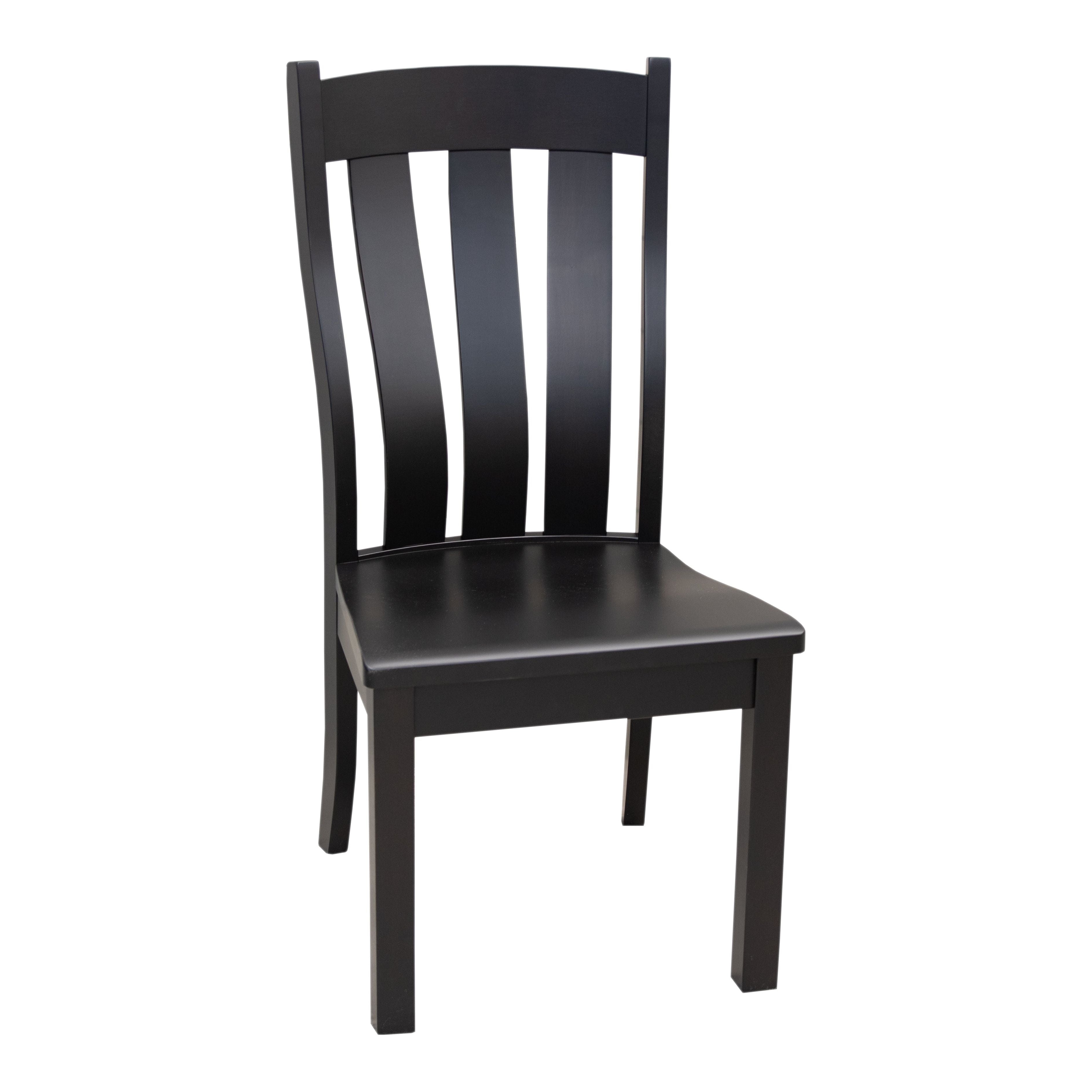 Logan Black Maple Wood Side Dining Chair | EB