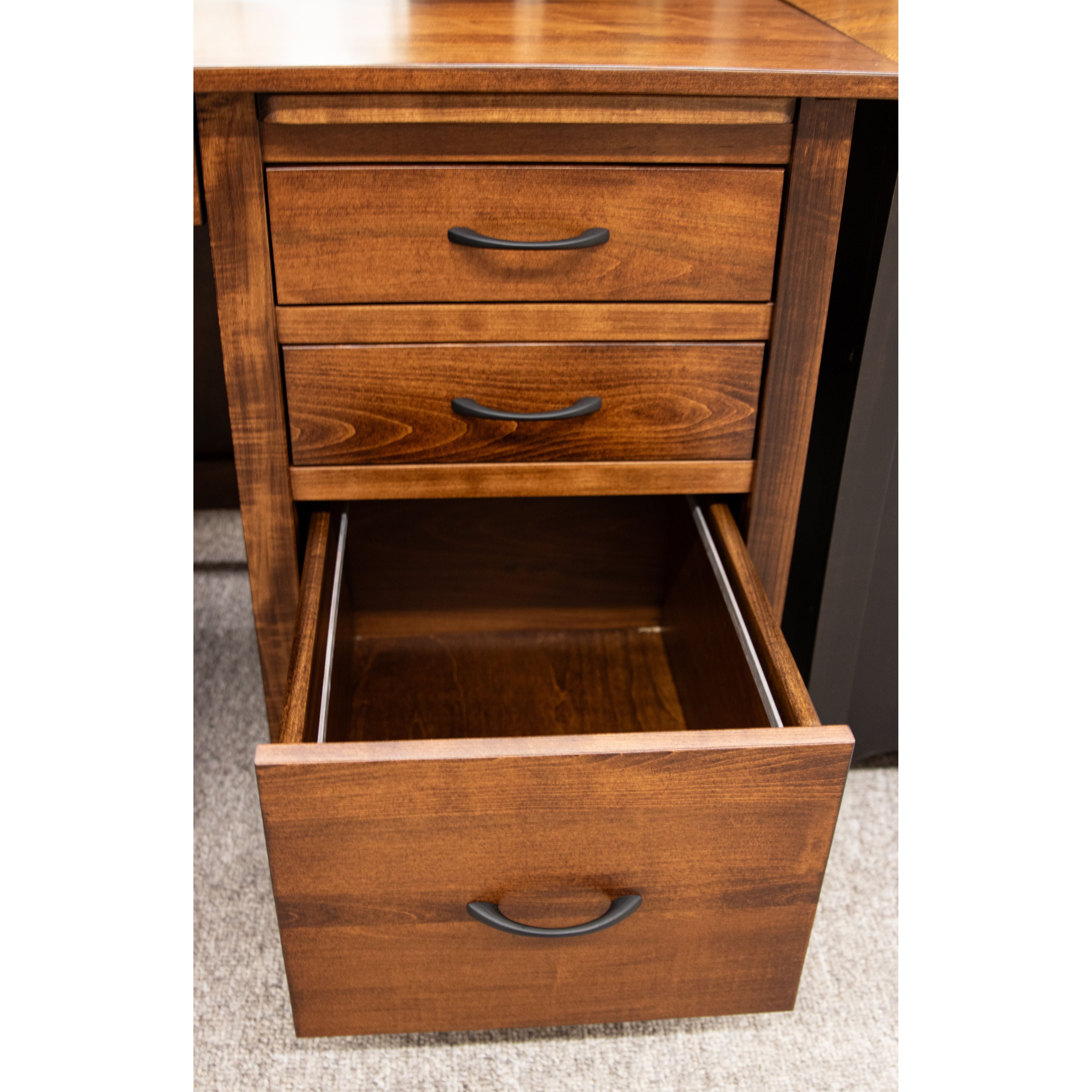 Manhattan Small Maple Wood Desk | ASB