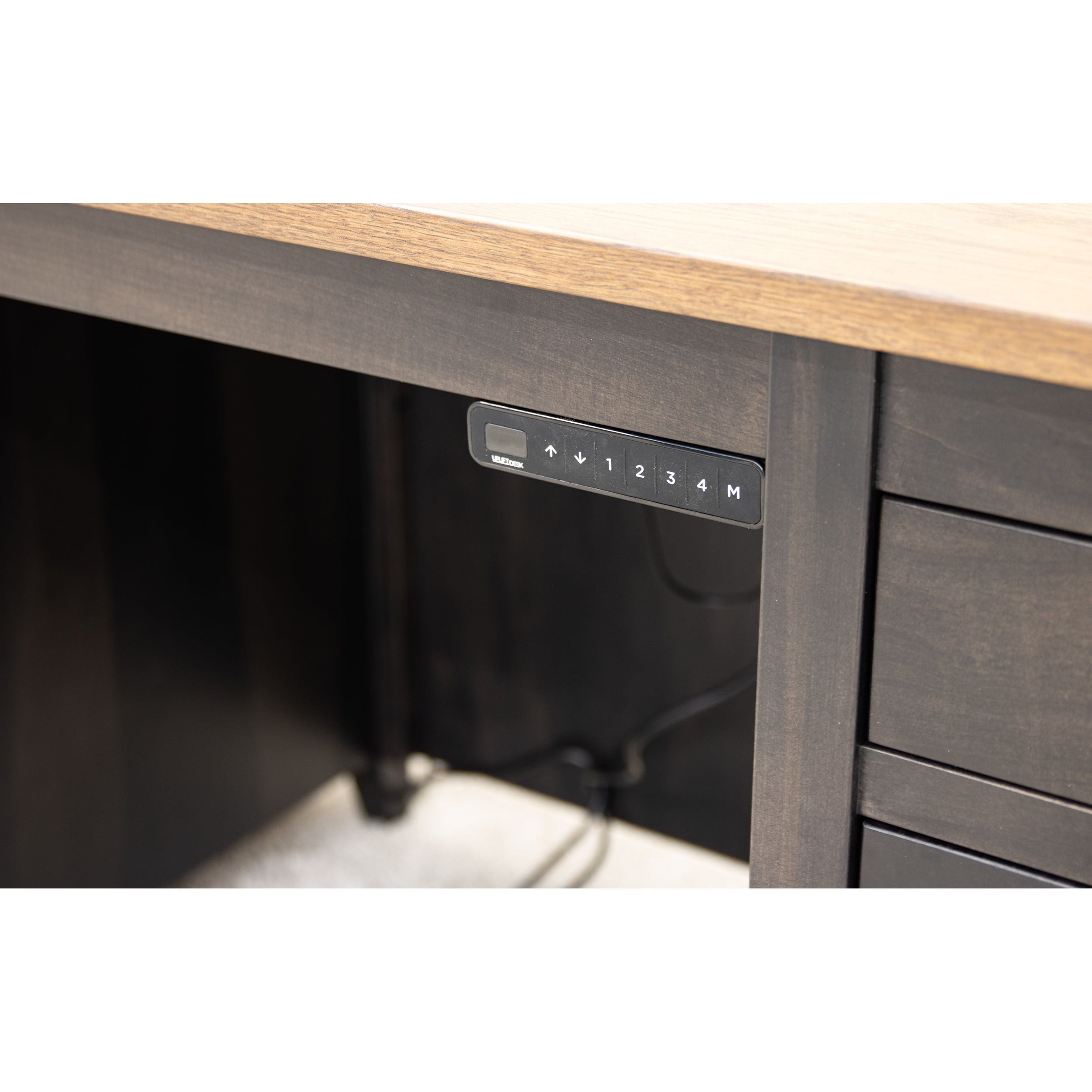 Manhattan Adjustable Standing Desk with Drawers