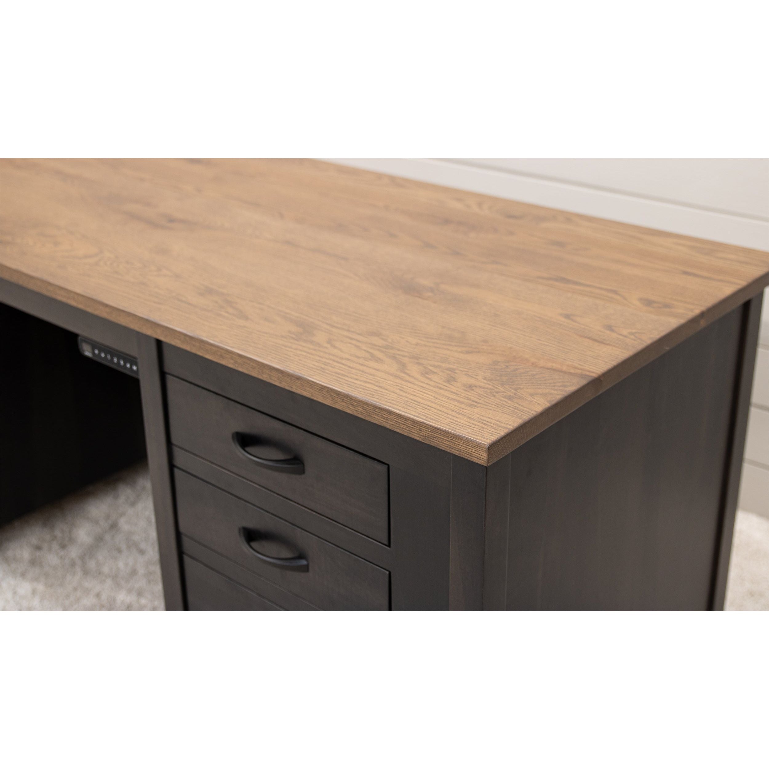 Manhattan Adjustable Standing Desk with Drawers