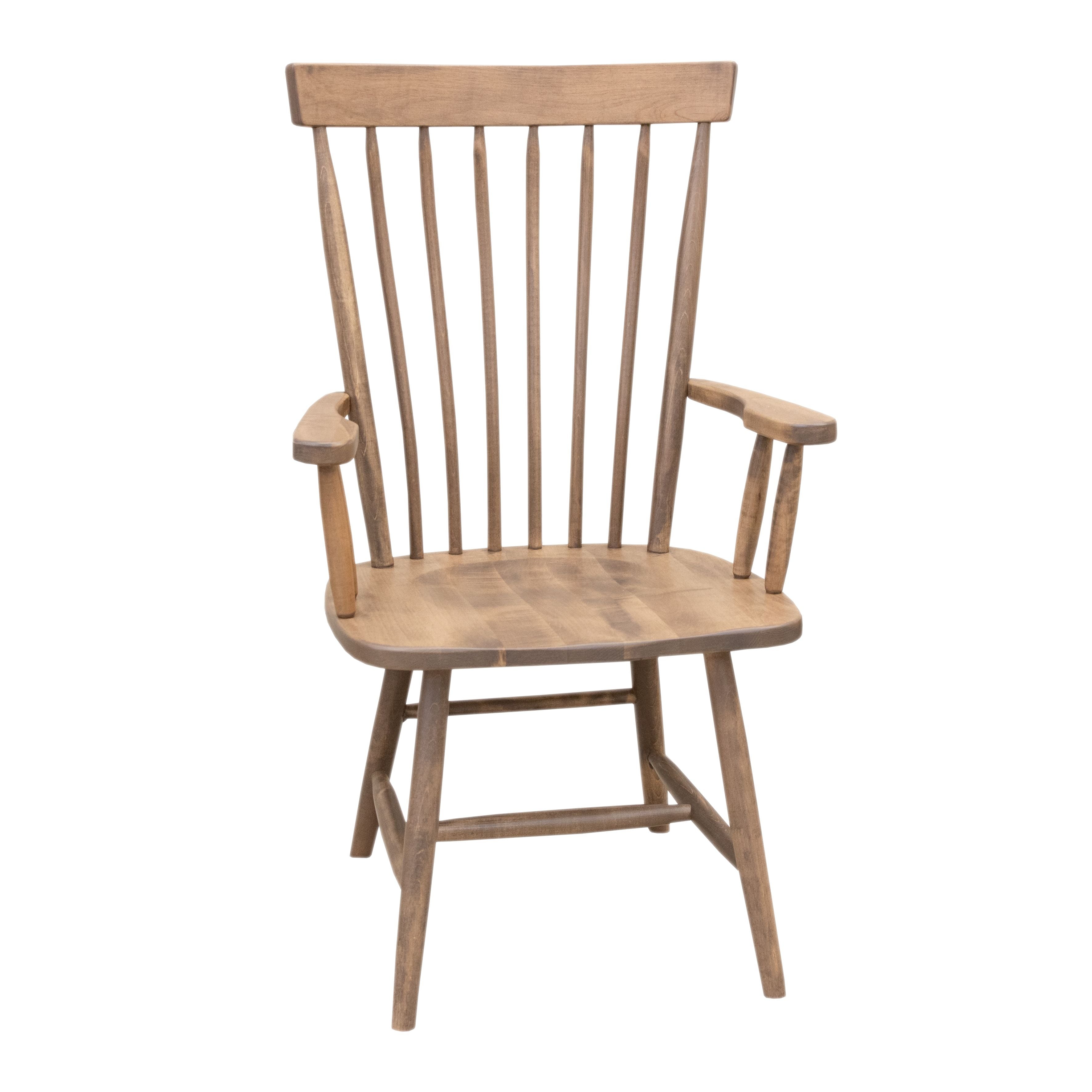 Millcreek Windsor Maple Wood Arm Dining Chair | WB