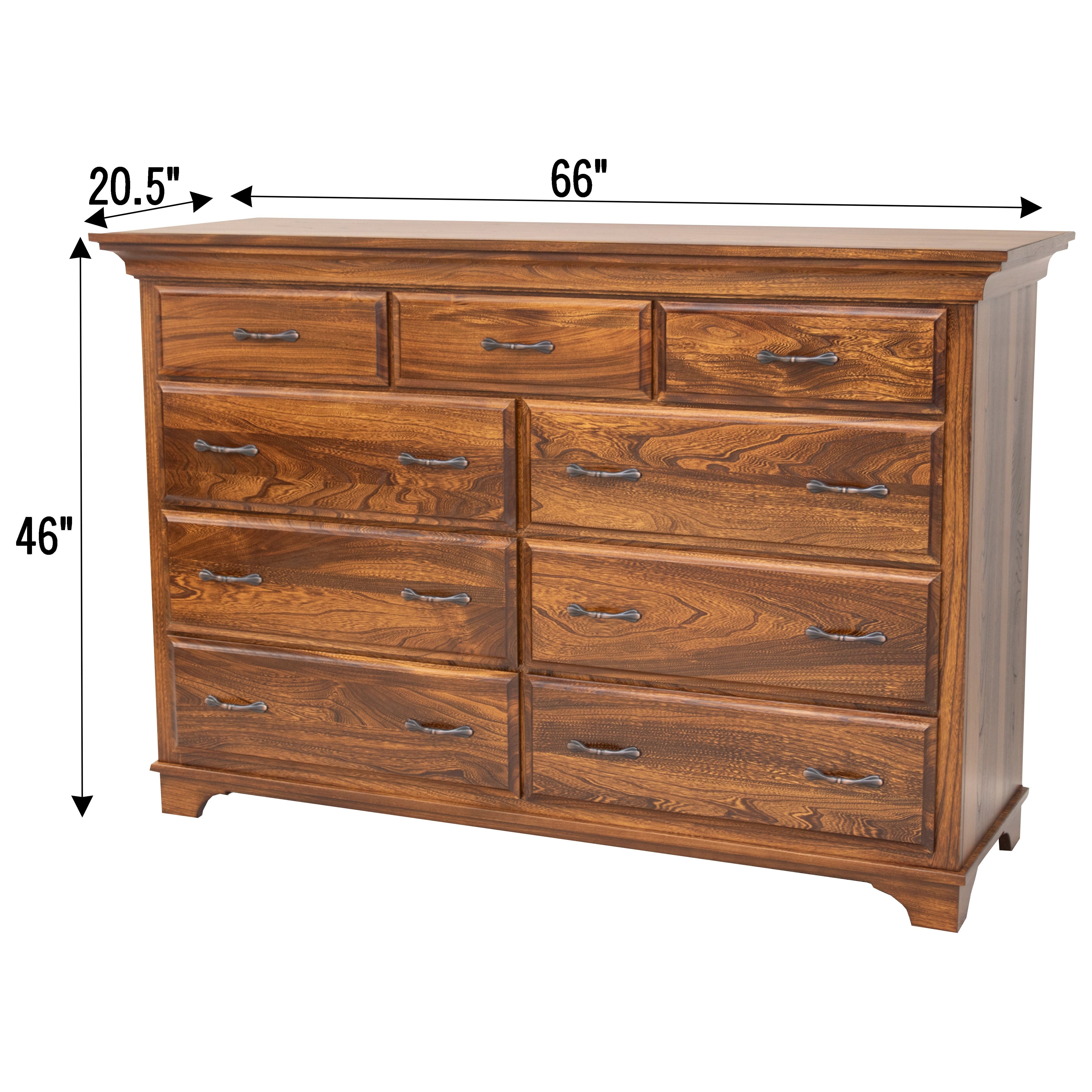Miranda 9-Drawer Tall Dresser