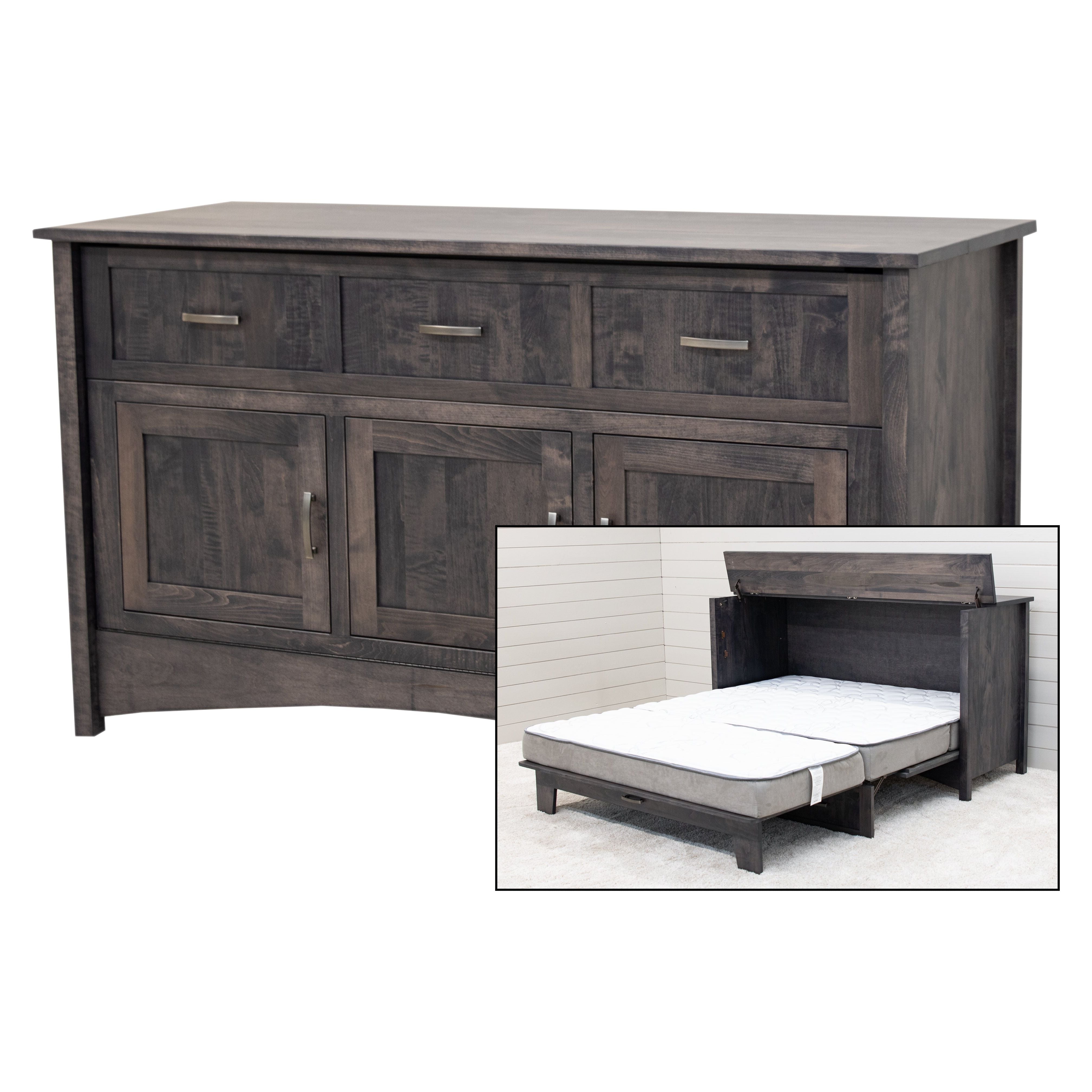 Mission Style Murphy Bed Cabinet