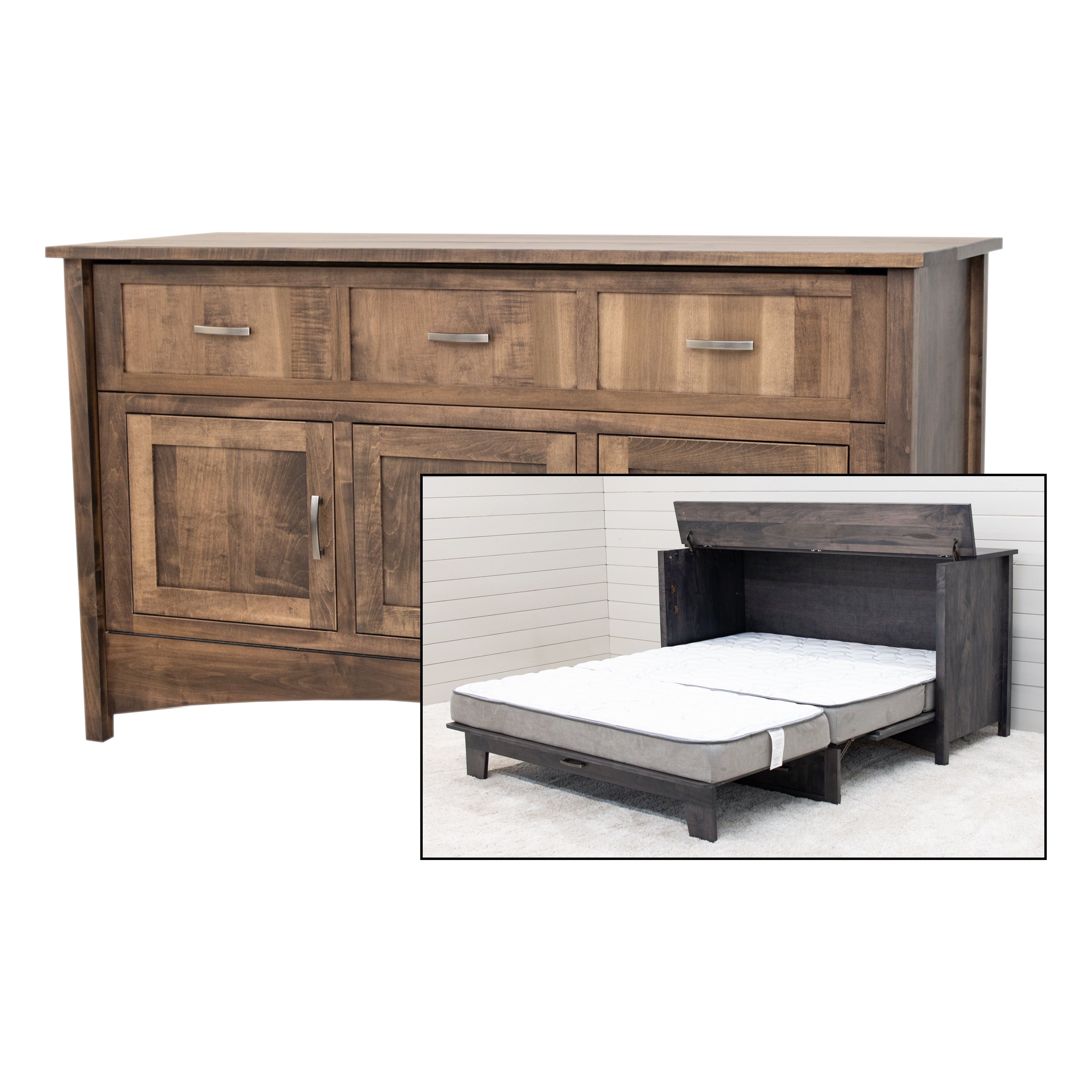 Mission Style Murphy Bed Cabinet