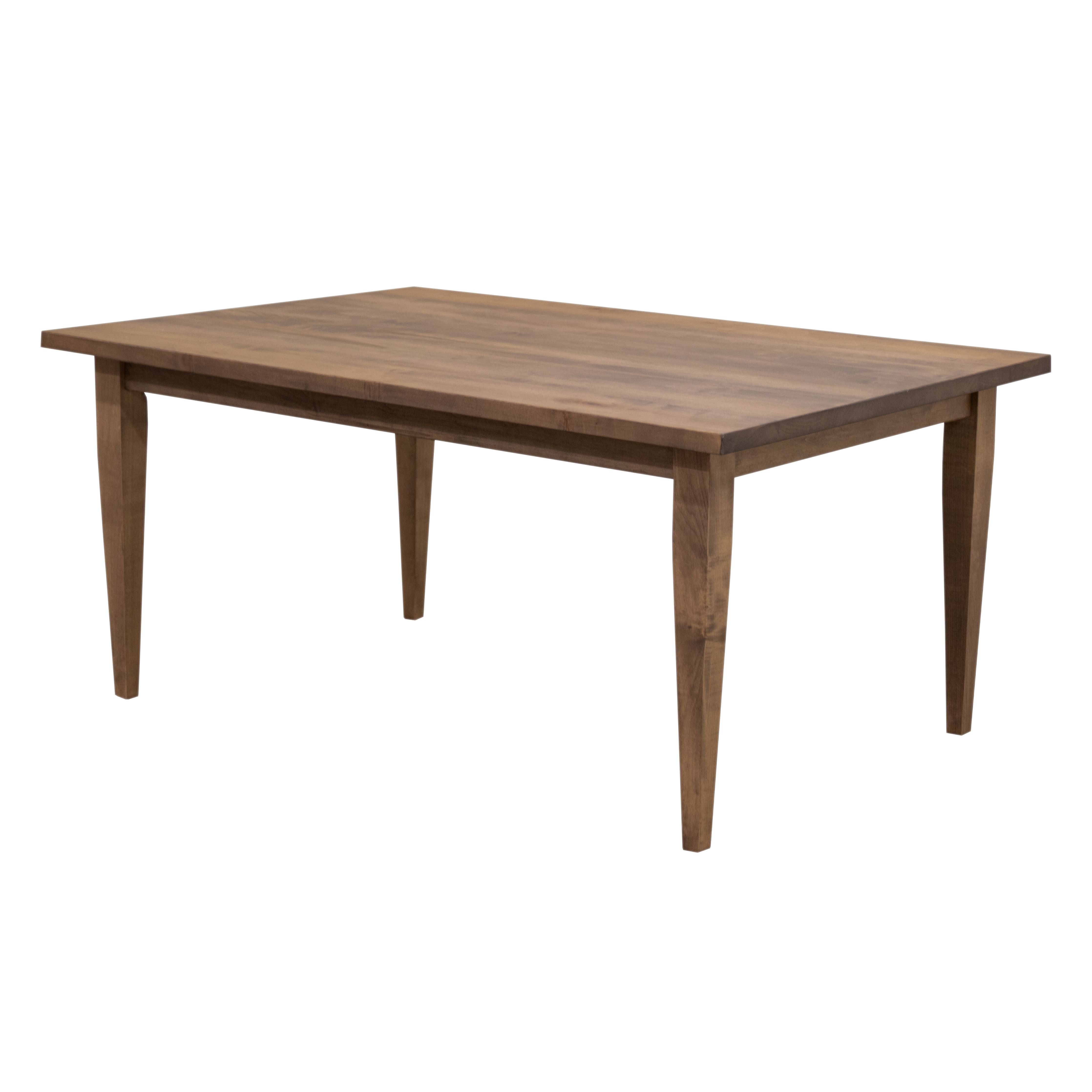 Shaker Mid Century Maple Wood Dining Table | CO