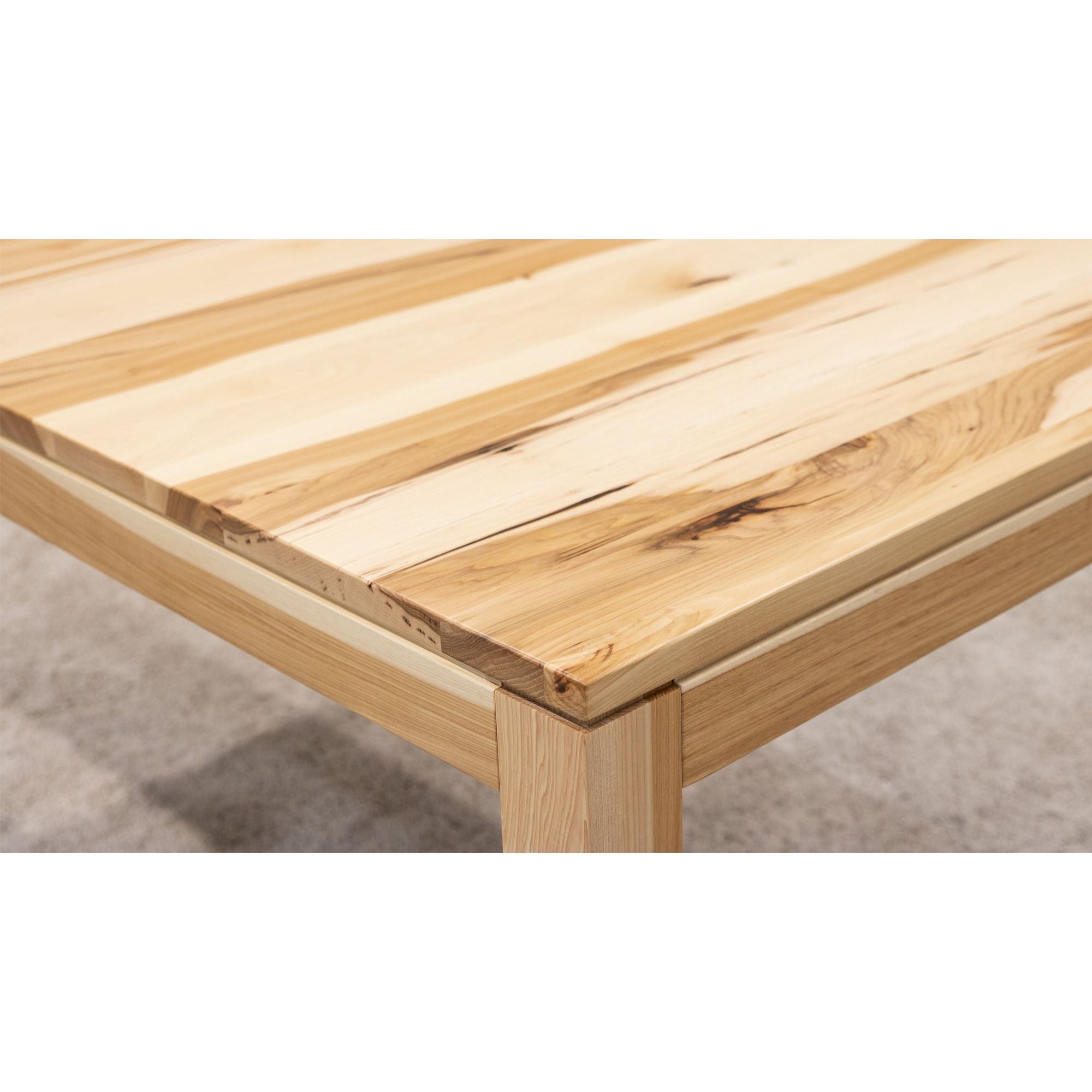 Monroe Mid Century Hickory Wood Dining Table | NAT
