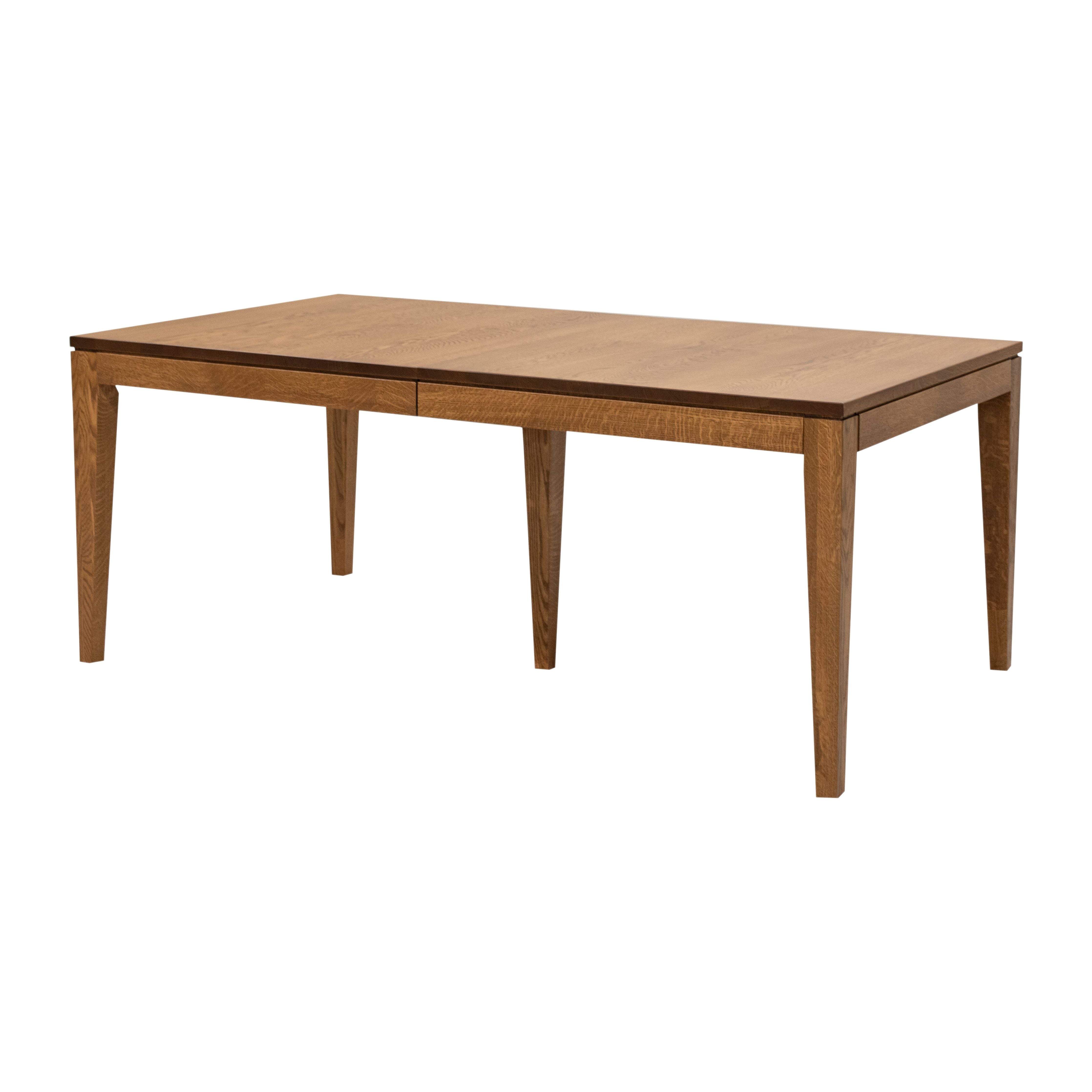 Monroe Mid Century White Oak Wood Dining Table | SE
