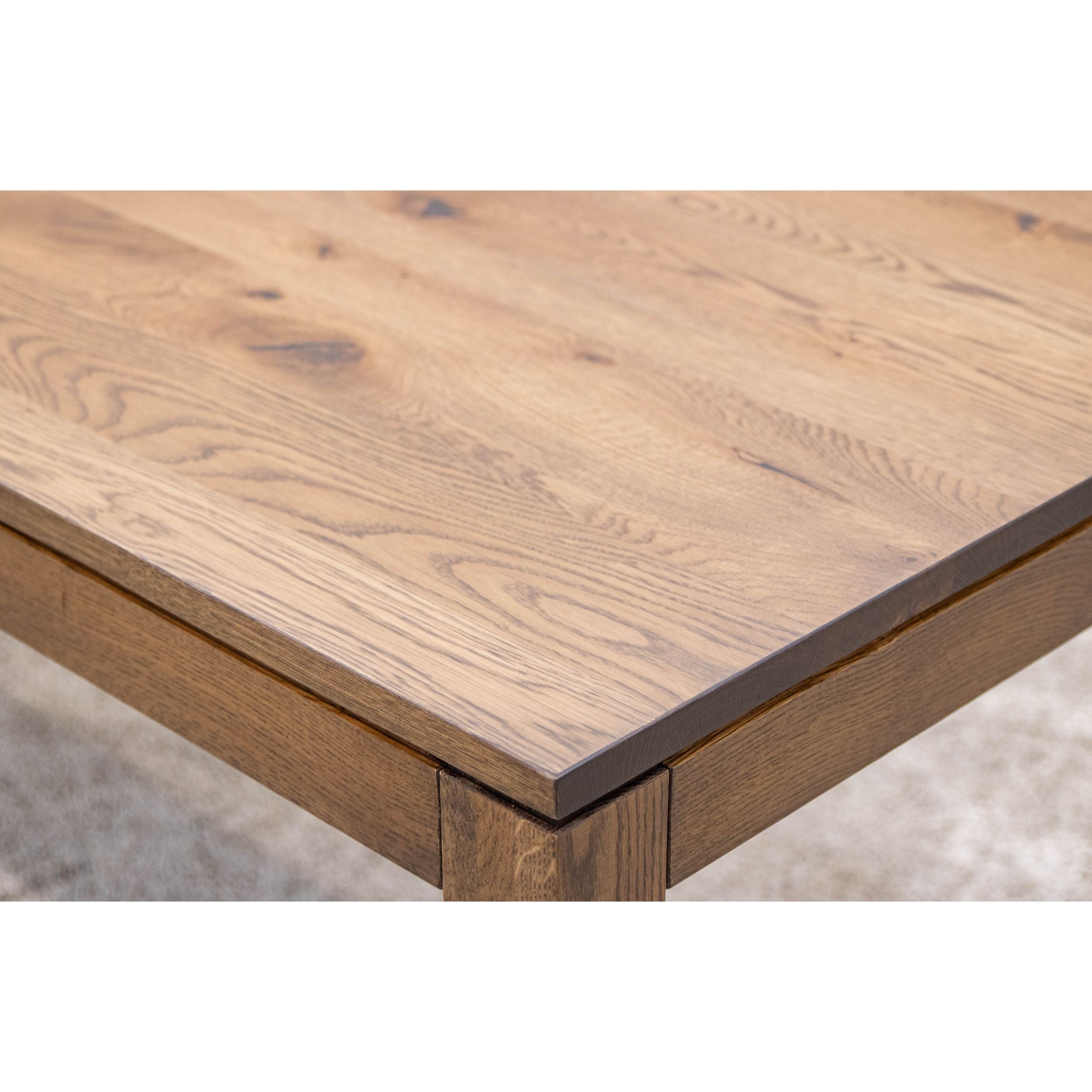 Monroe Mid Century White Oak Wood Dining Table | CO