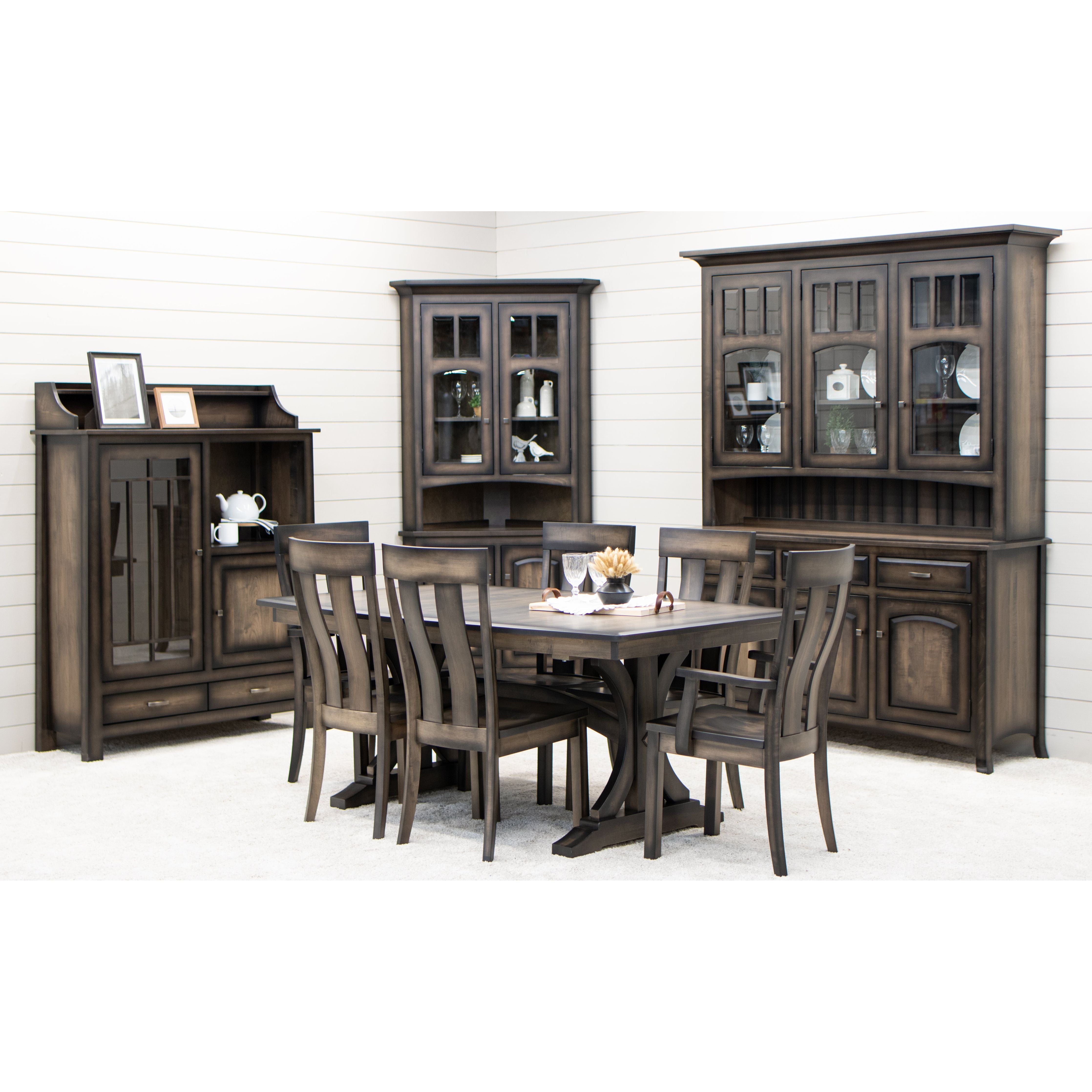 OBG Pottery Pantry Maple Wood Cabinet | SP-Burn