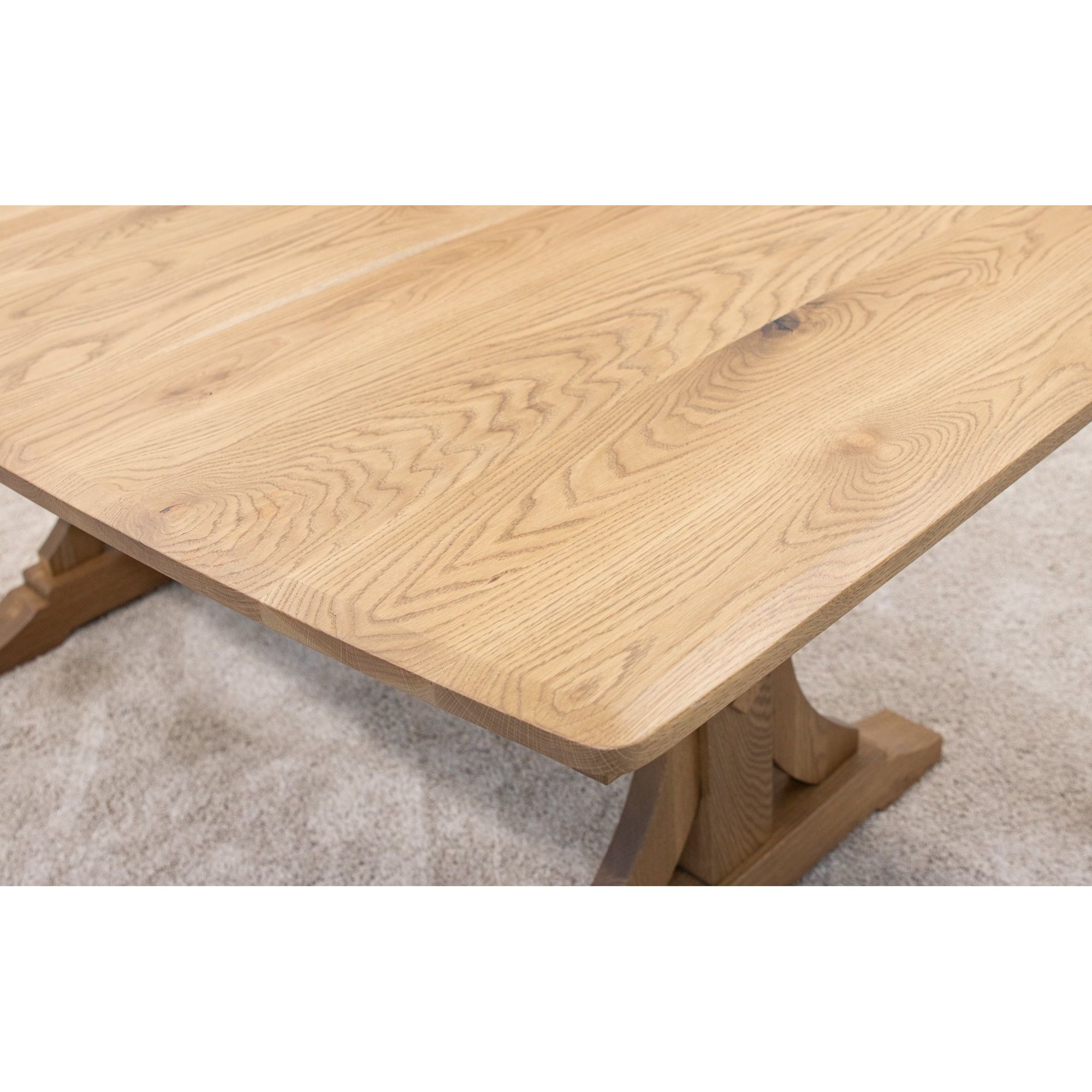 Napoleon Extendable Modern White Oak Dining Set for 6-10