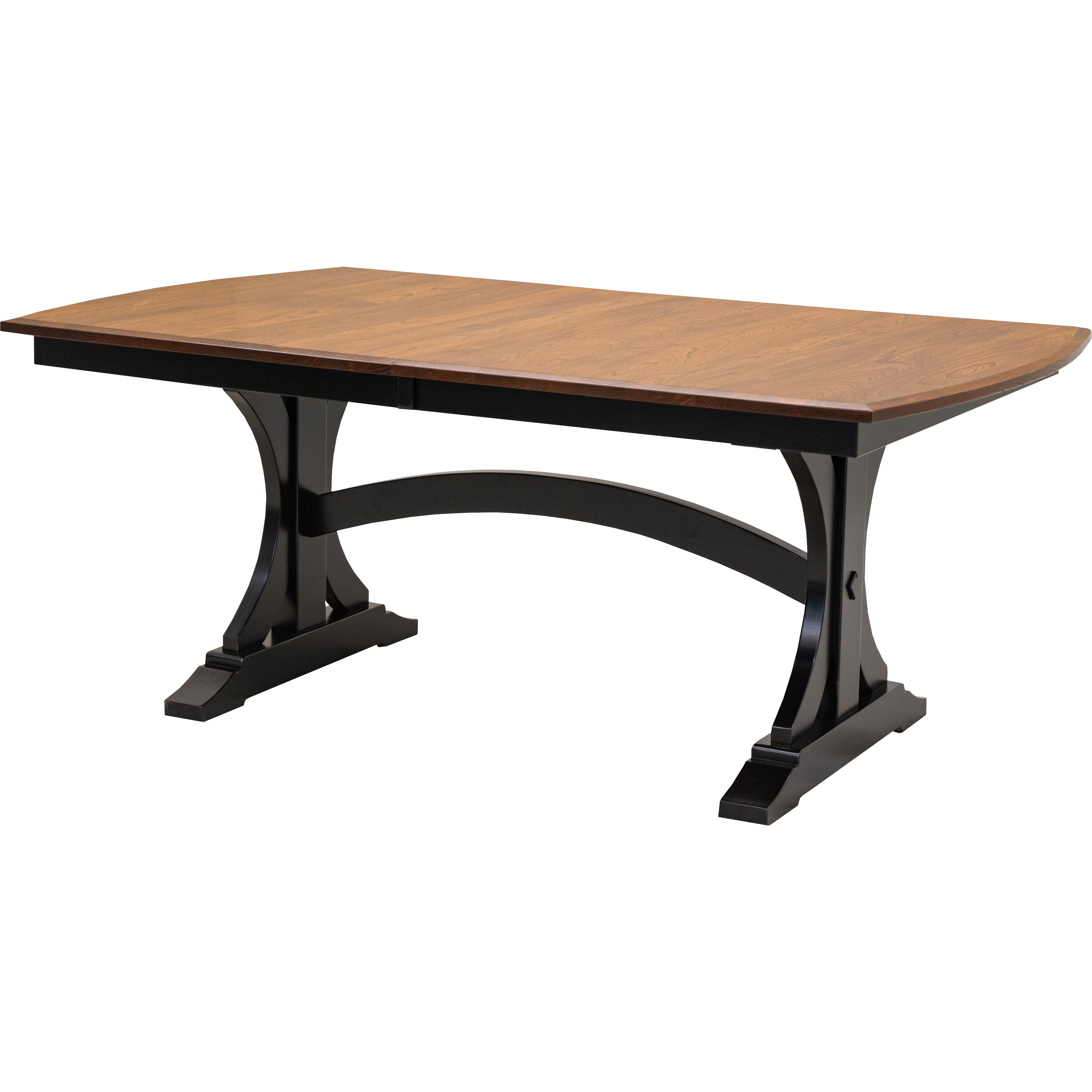 Napoleon Black & Wood Extending Dining Table | M-EB&E-MC