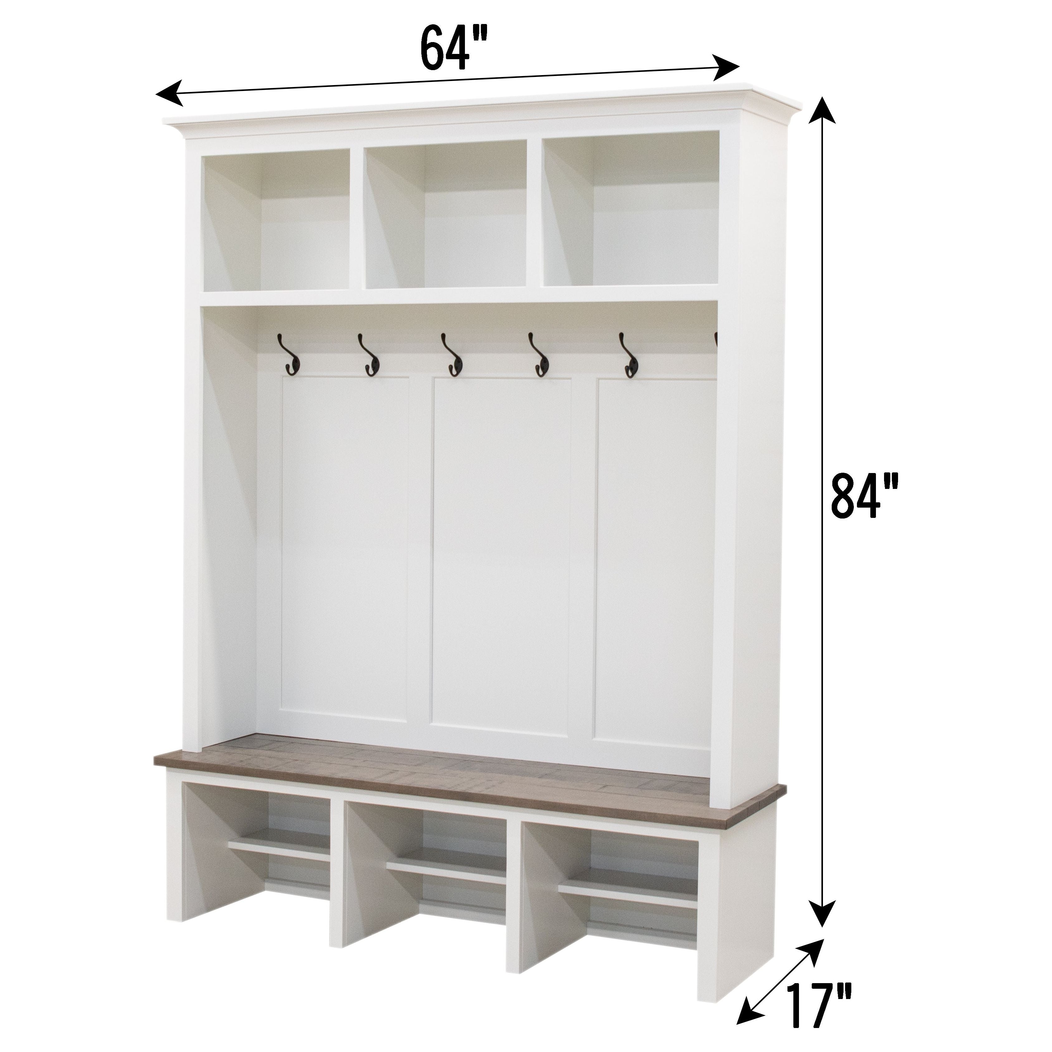 〆3/31 WHITE_WOOD_BENCH #5 NewWestonLockerUnit-Maple-