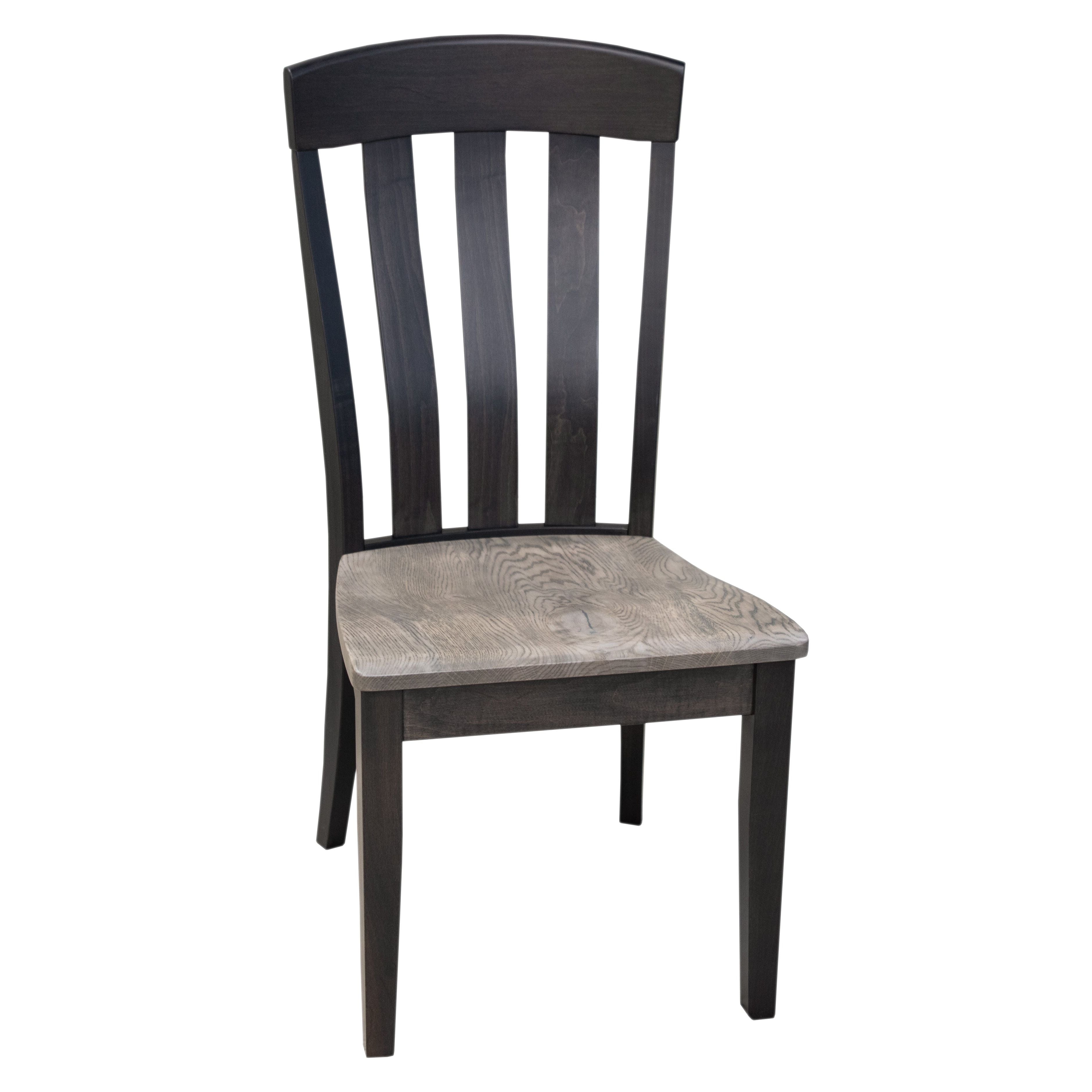 Oregon Black & Wood Side Dining Chair | M-DK&RWO-GRB