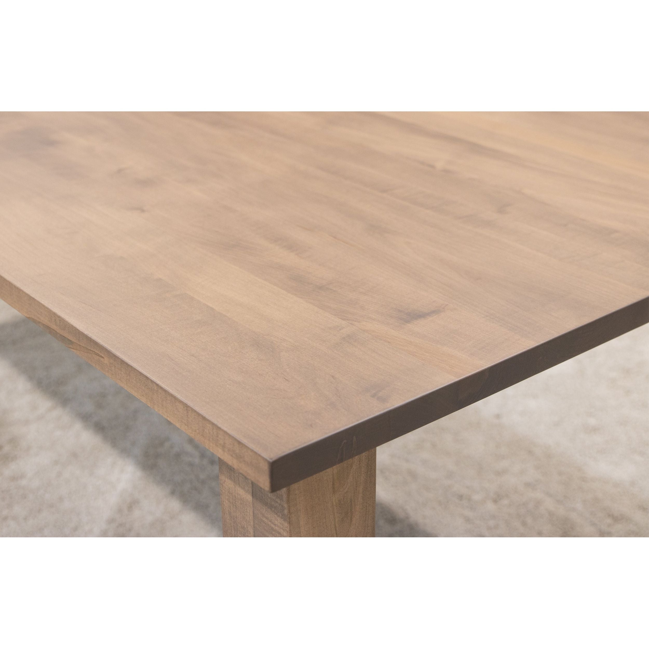 Parson Turned Leg Maple Wood Large Extending Dining Table | WB