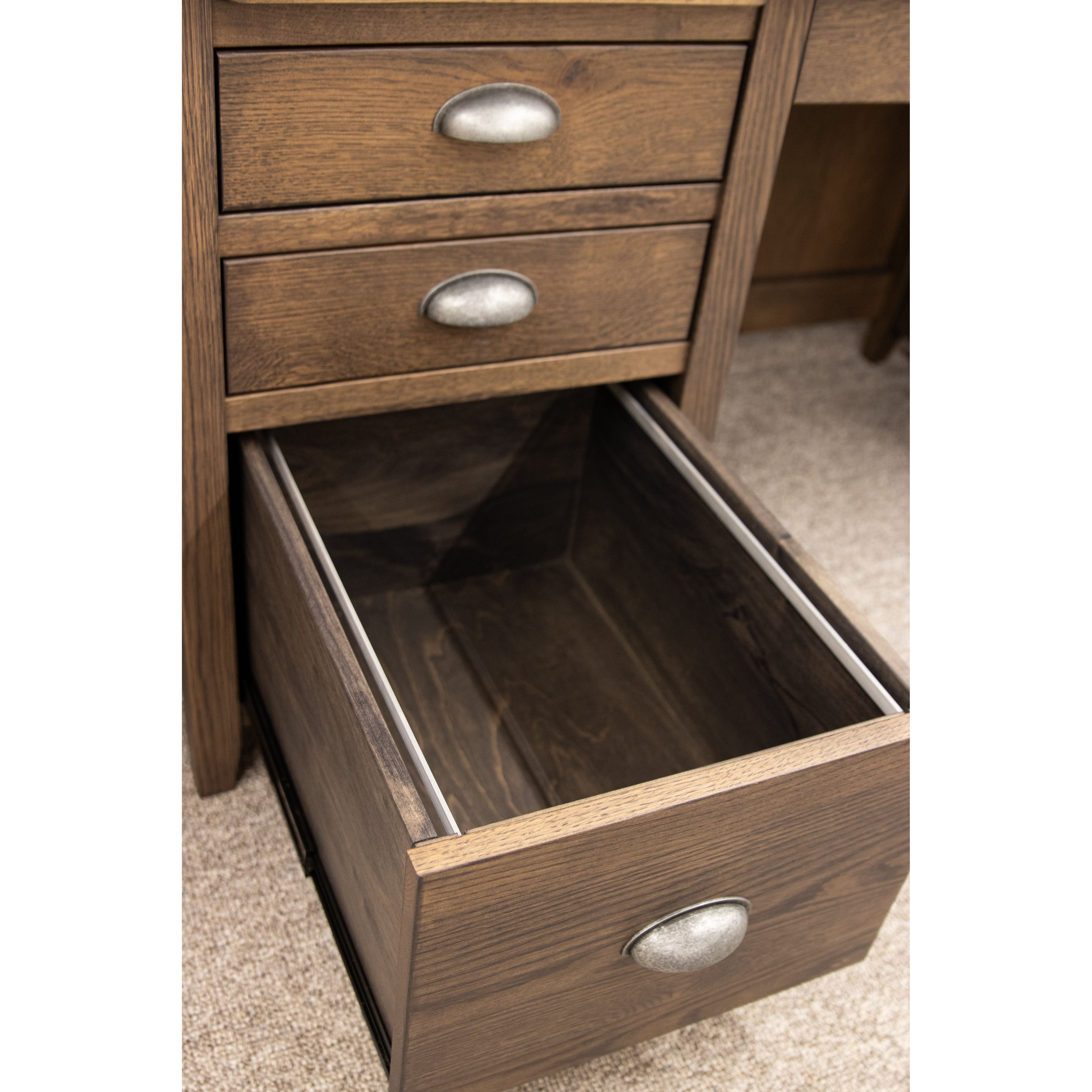 Manhattan Adjustable Standing Desk with Drawers
