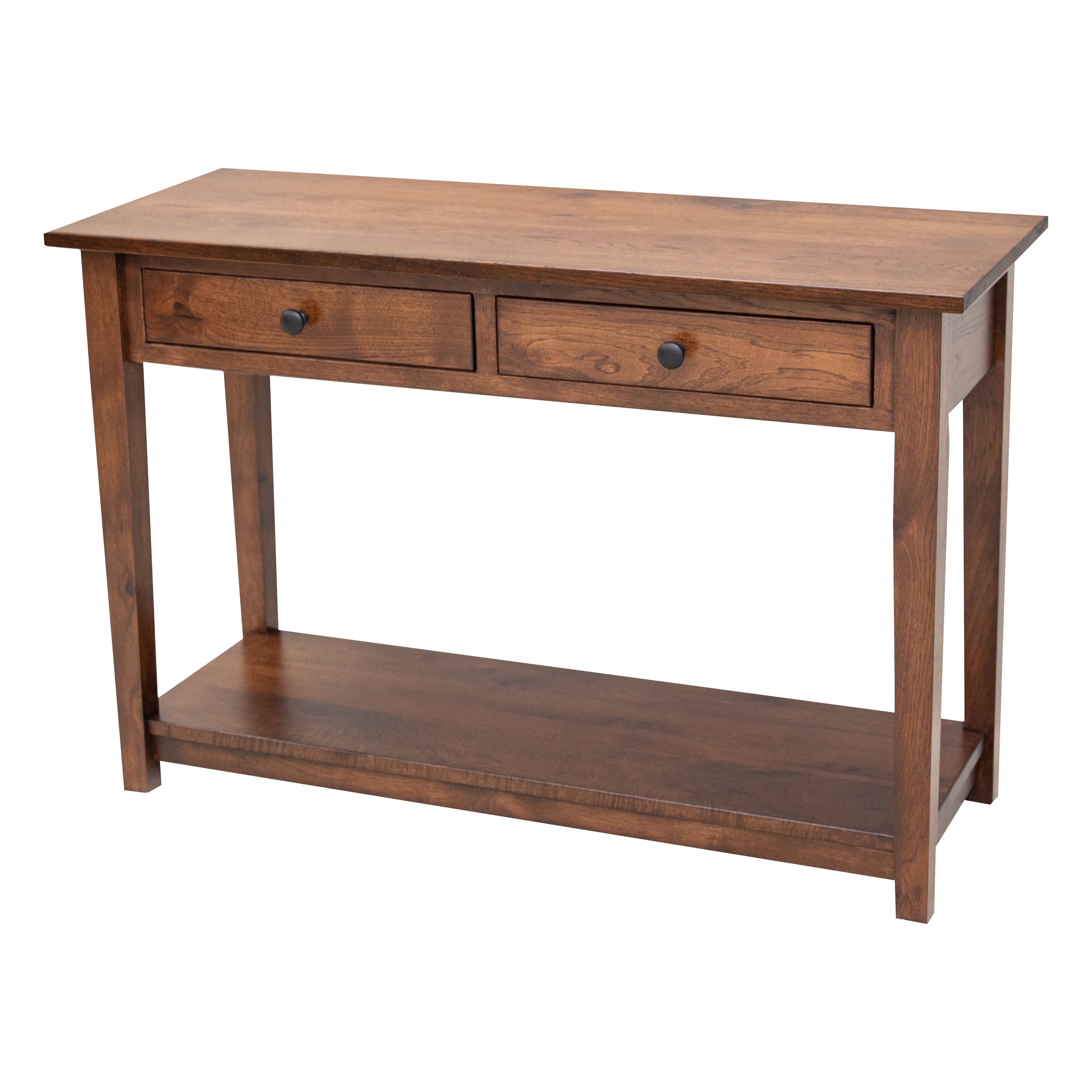 Riverton Hickory Wood Open Sofa Table | ASB
