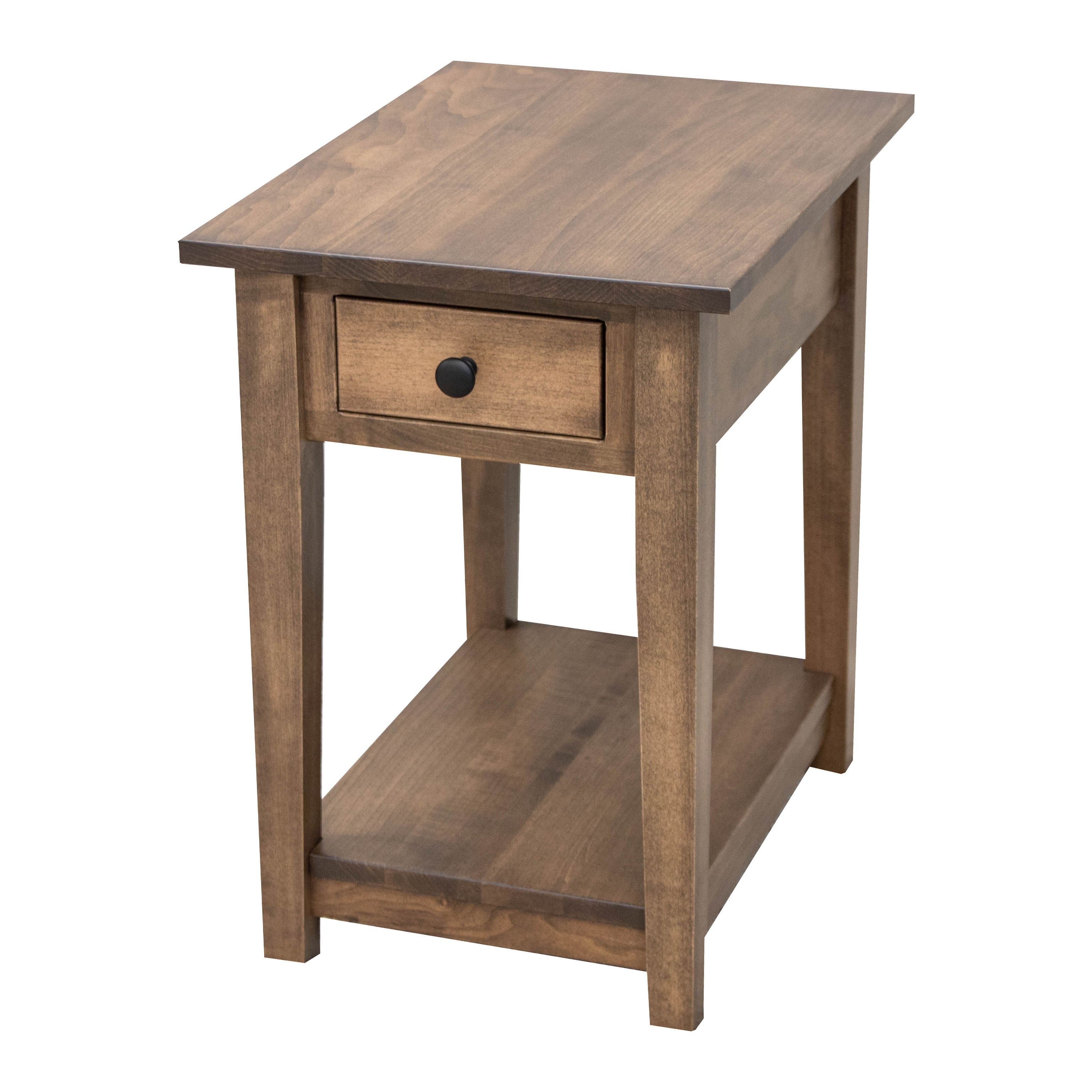 Riverton Maple Wood Small Rectangle Open End Table | CO