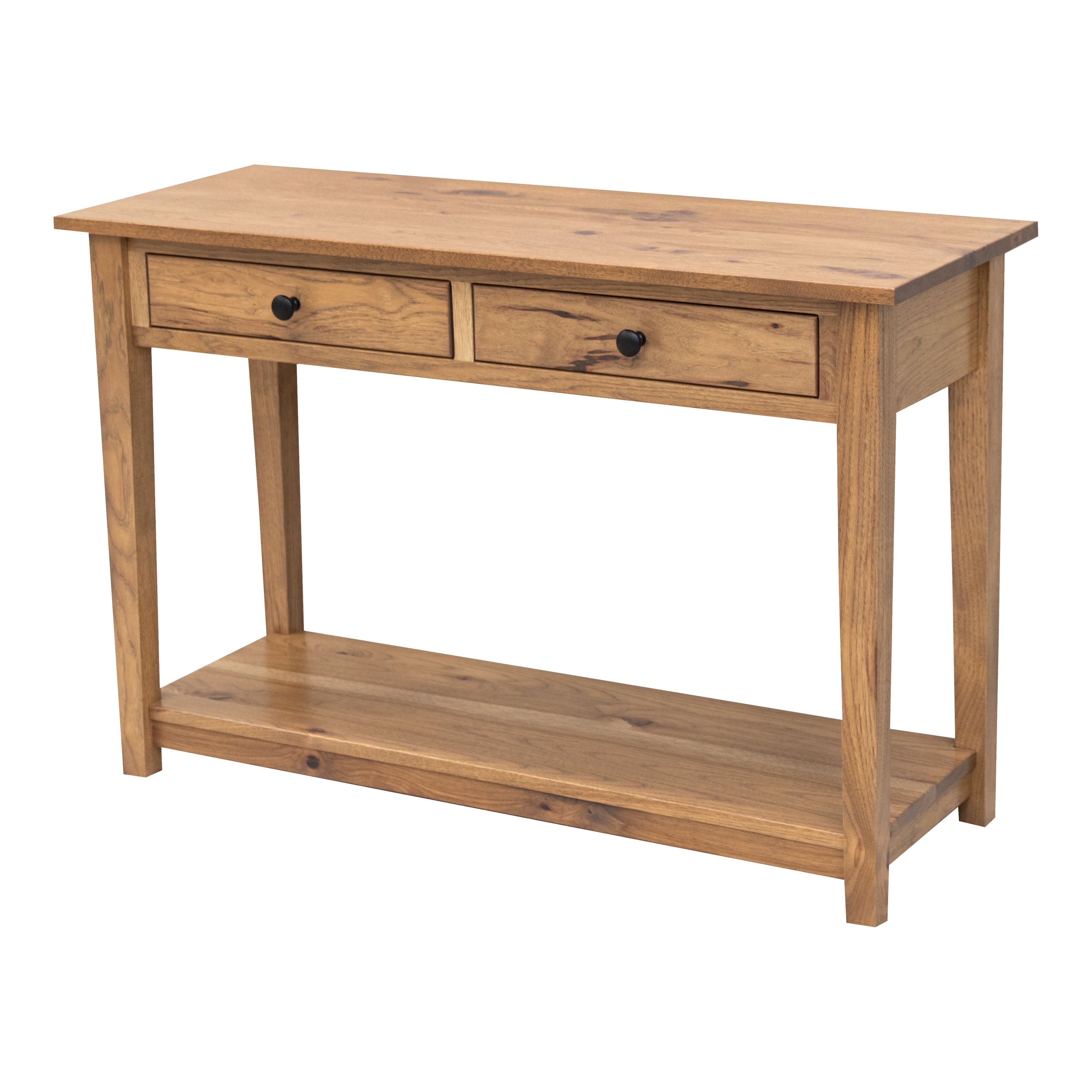 Riverton Hickory Wood Open Sofa Table | WB
