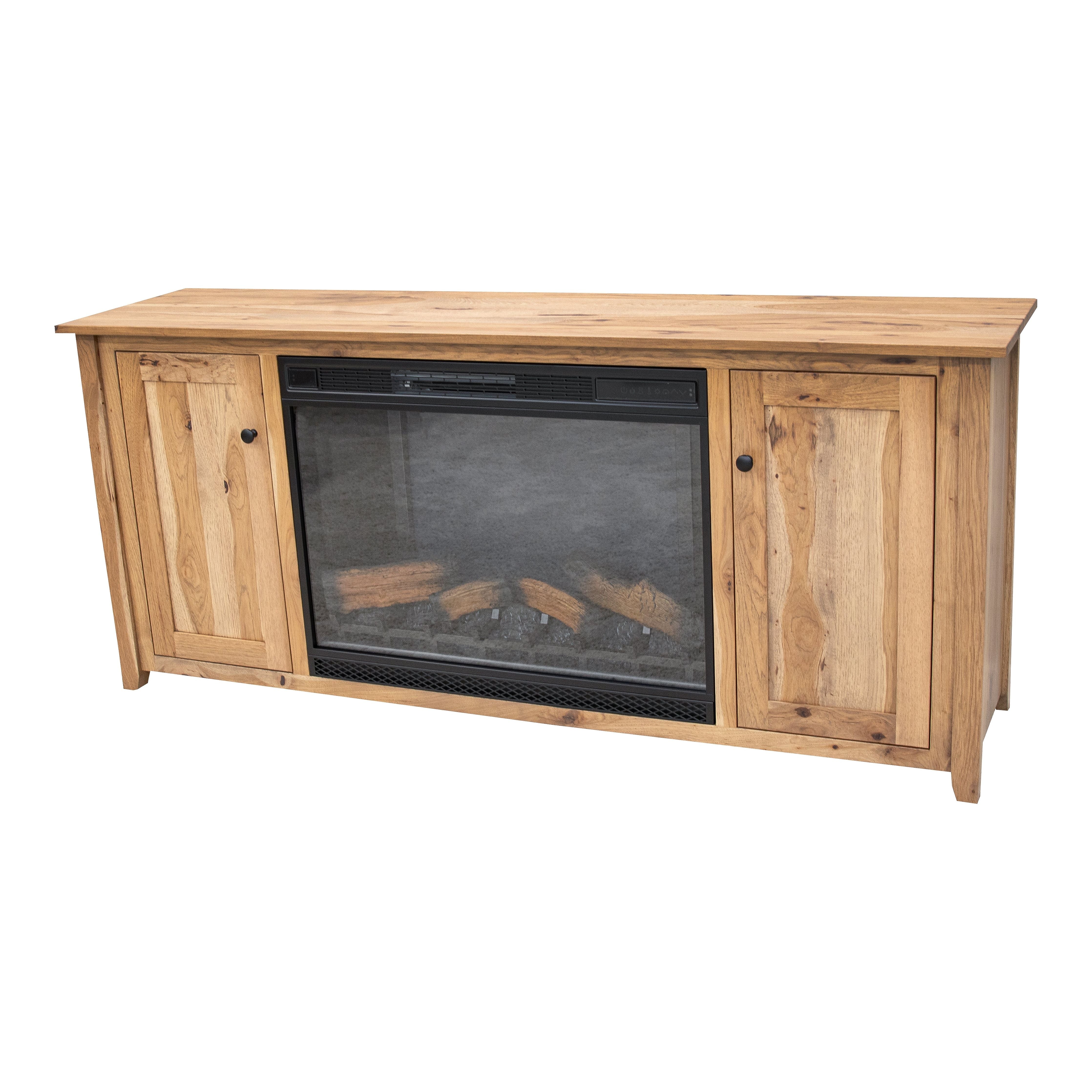 Riverton 72" TV Console with Electric Fireplace Insert