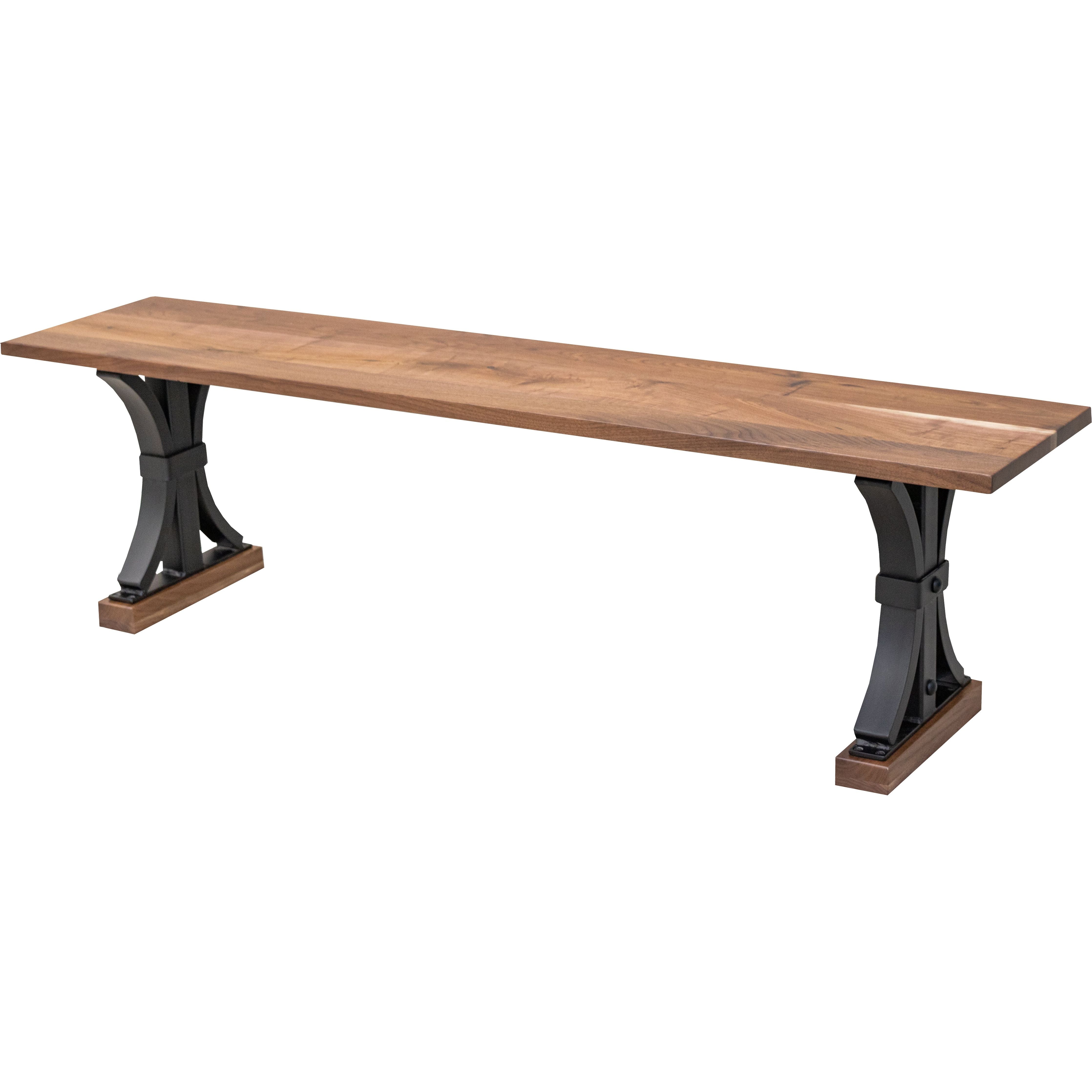 Rockford Walnut Wood Dining Bench | NAT