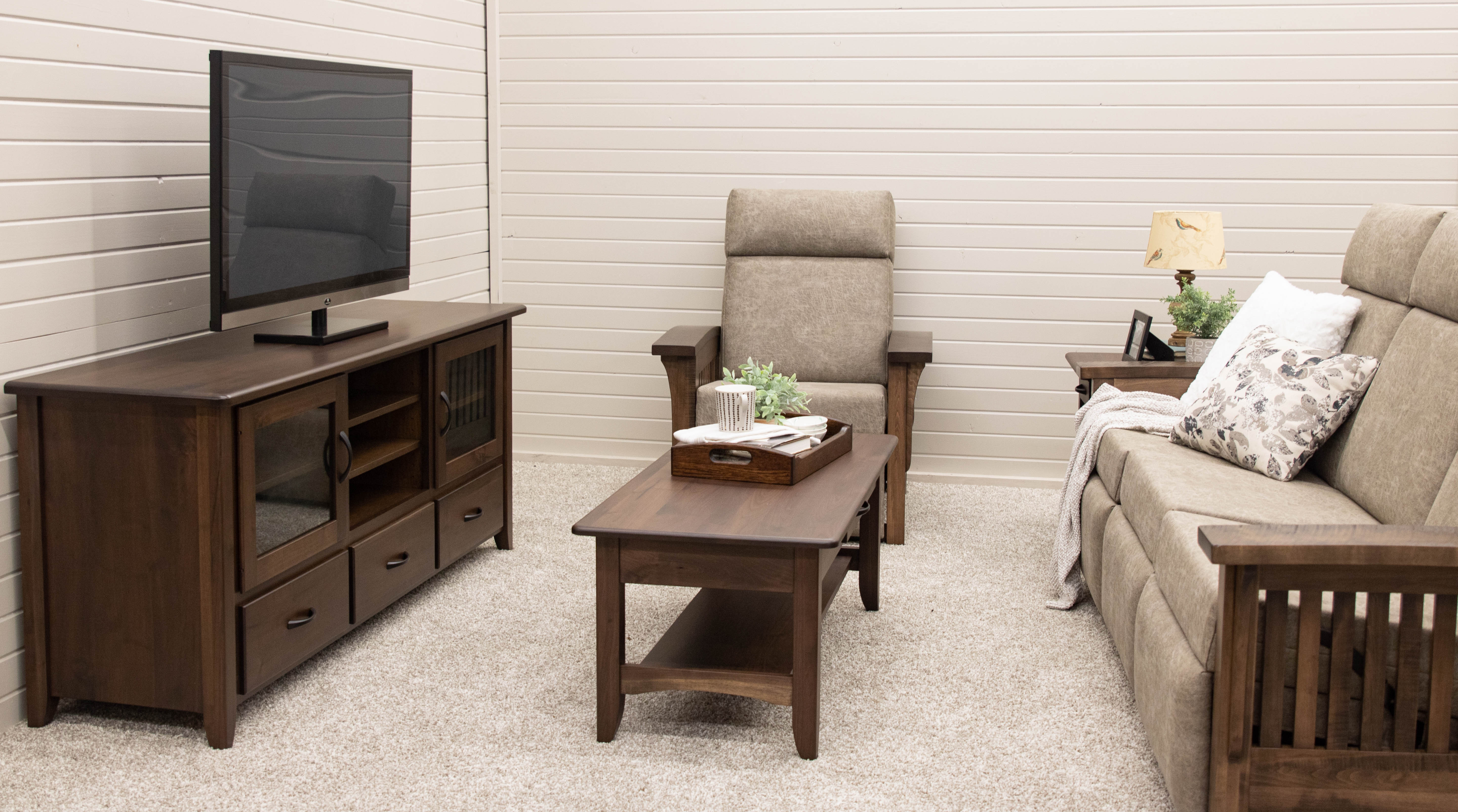 Austin Walnut Wood Square Open Coffee Table | CO