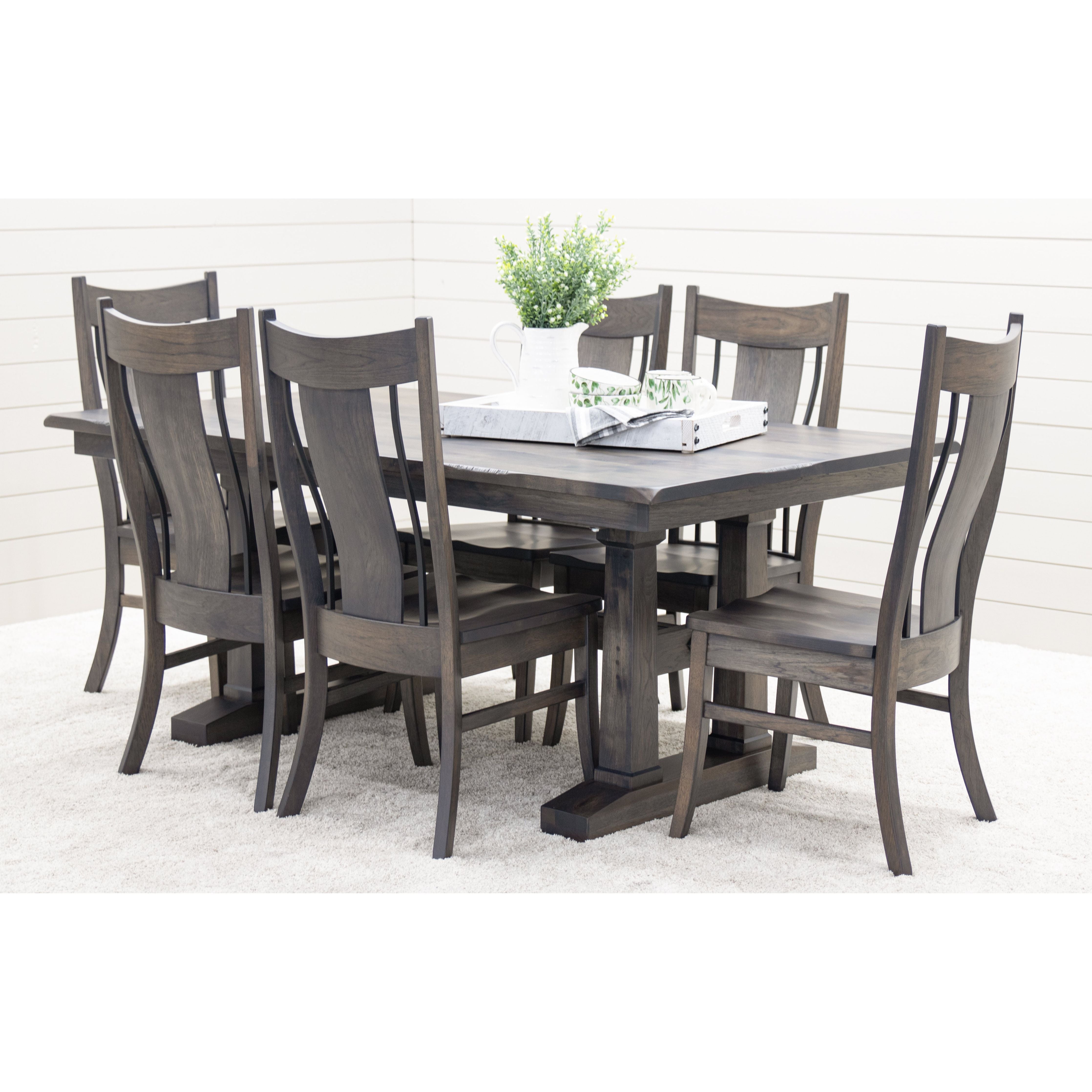 Eagle White Oak Wood Arm Dining Chair | SB