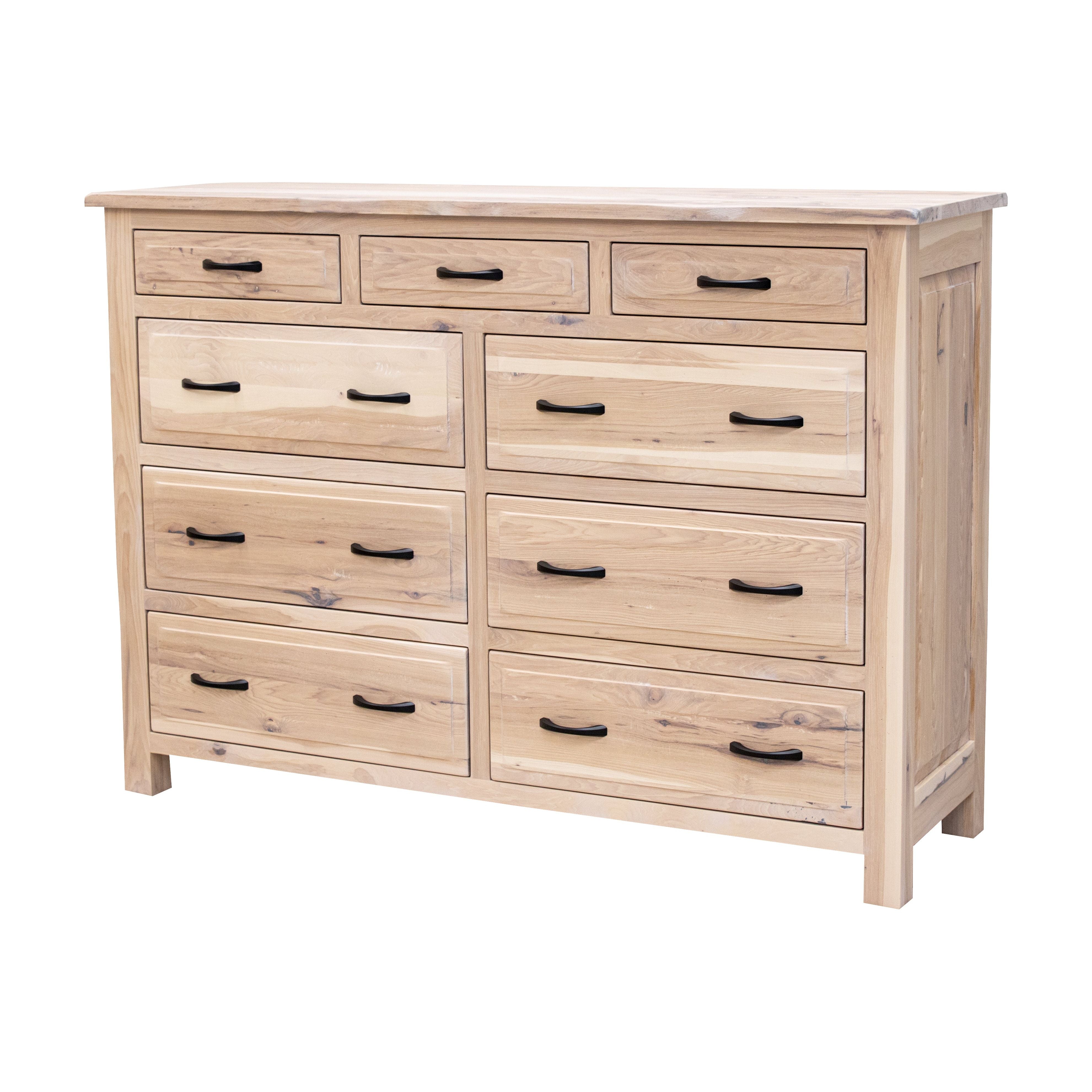 Savannah Rustic 9-Drawer Tall Dresser