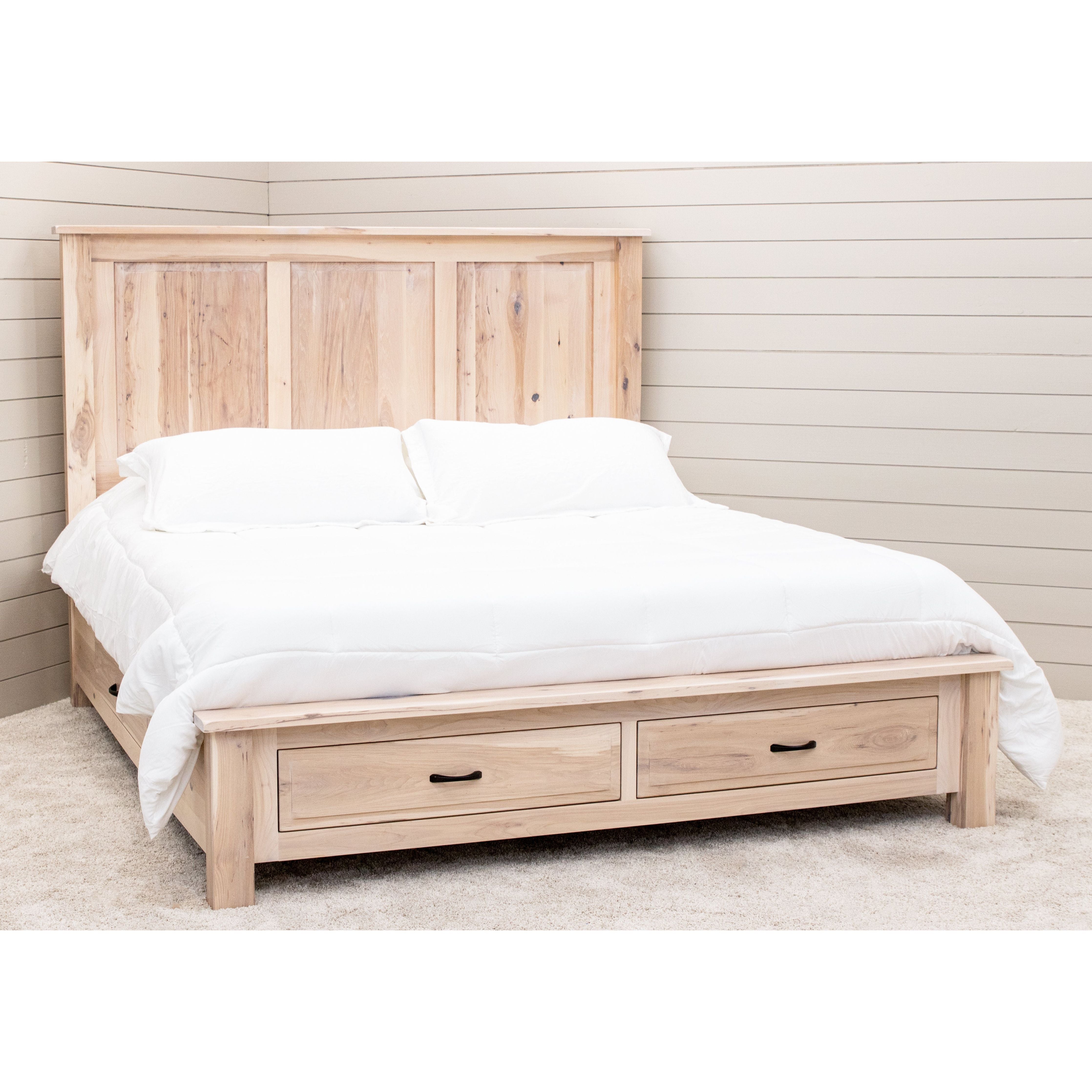 Savannah Rustic Storage Platform Bed