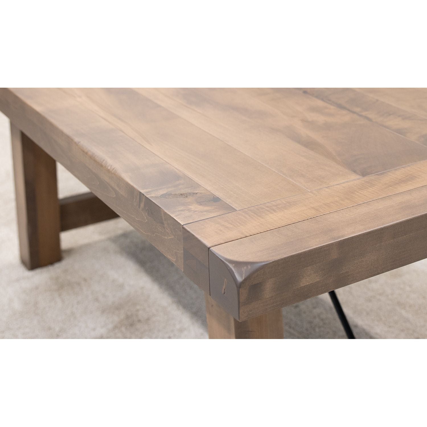 Settler's Trestle Large Maple Wood Extending Dining Table | WB
