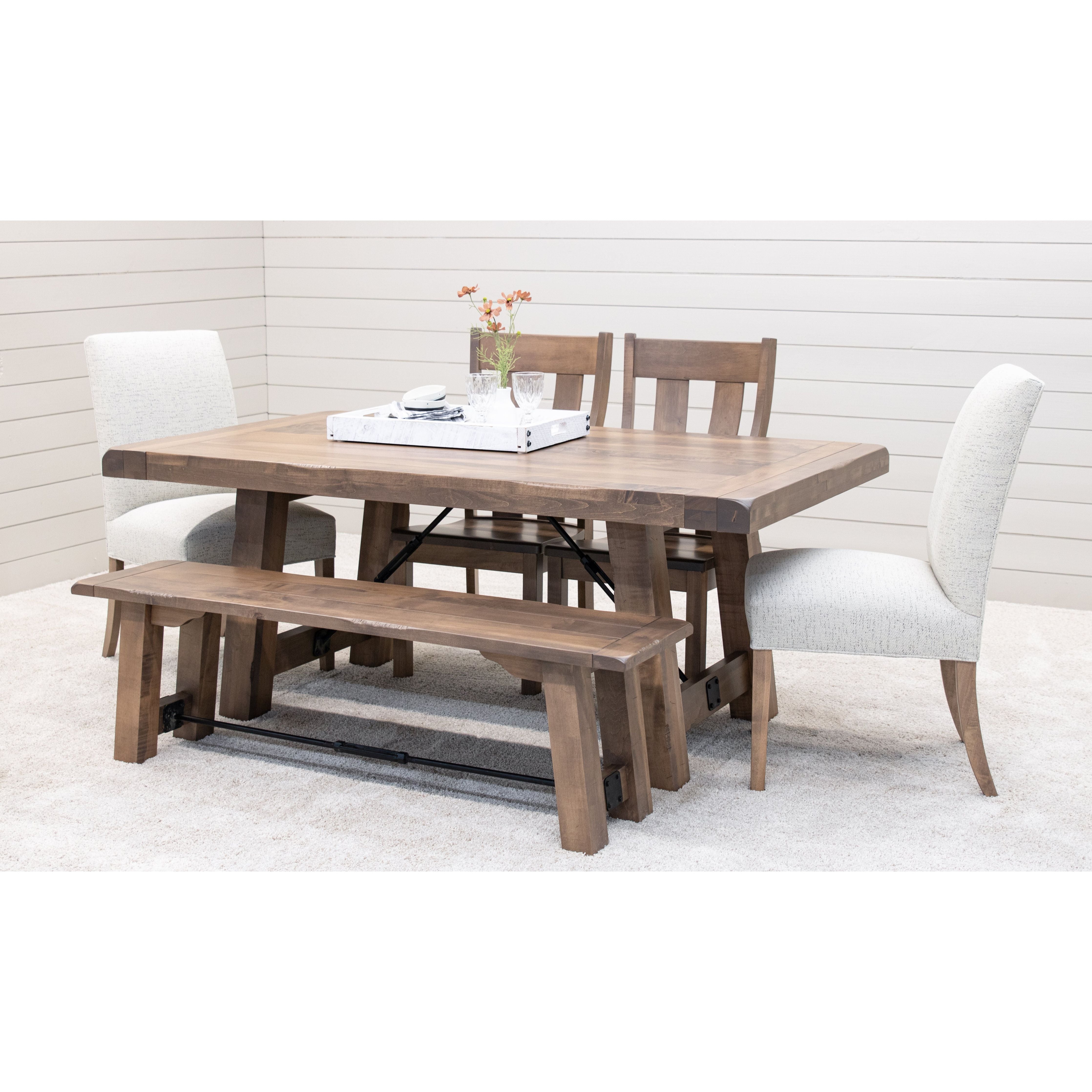 Settler's Trestle Dining Bench